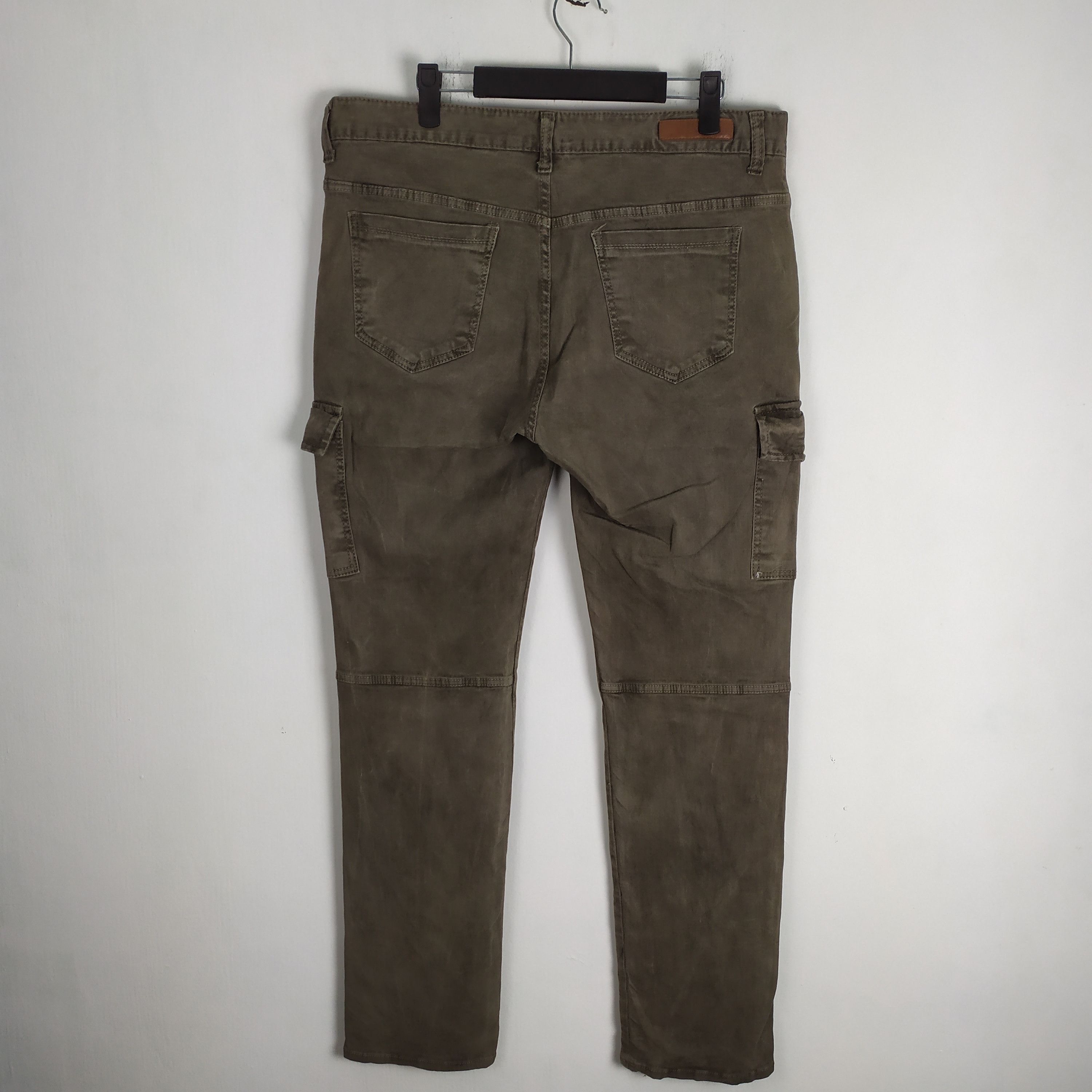 Japanese Brand FLOR & CO FADED CARGO PANTS/TACTICAL PANTS Size US 34 / EU 50 - 9 Thumbnail