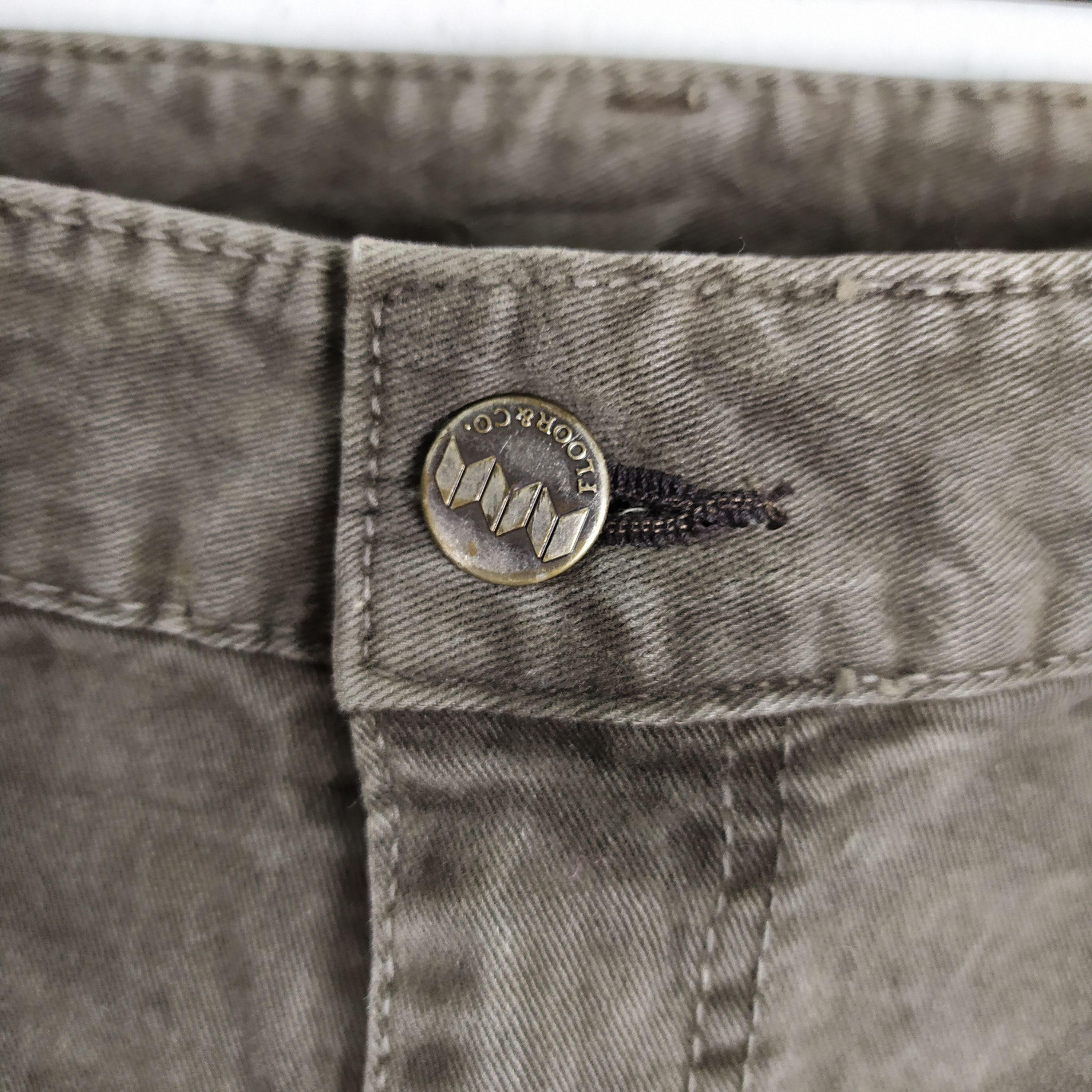 Japanese Brand FLOR & CO FADED CARGO PANTS/TACTICAL PANTS Size US 34 / EU 50 - 5 Thumbnail
