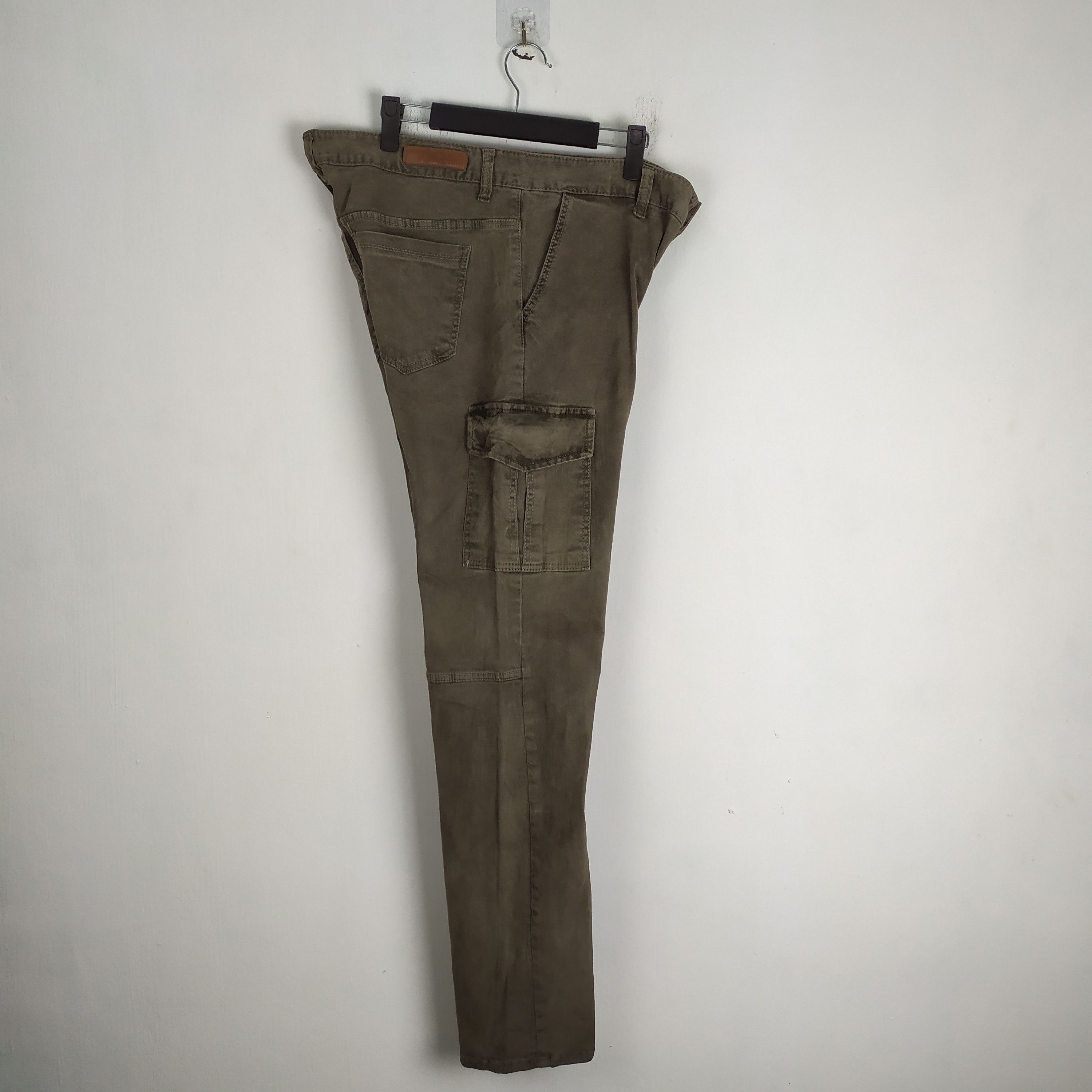 Japanese Brand FLOR & CO FADED CARGO PANTS/TACTICAL PANTS Size US 34 / EU 50 - 14 Thumbnail