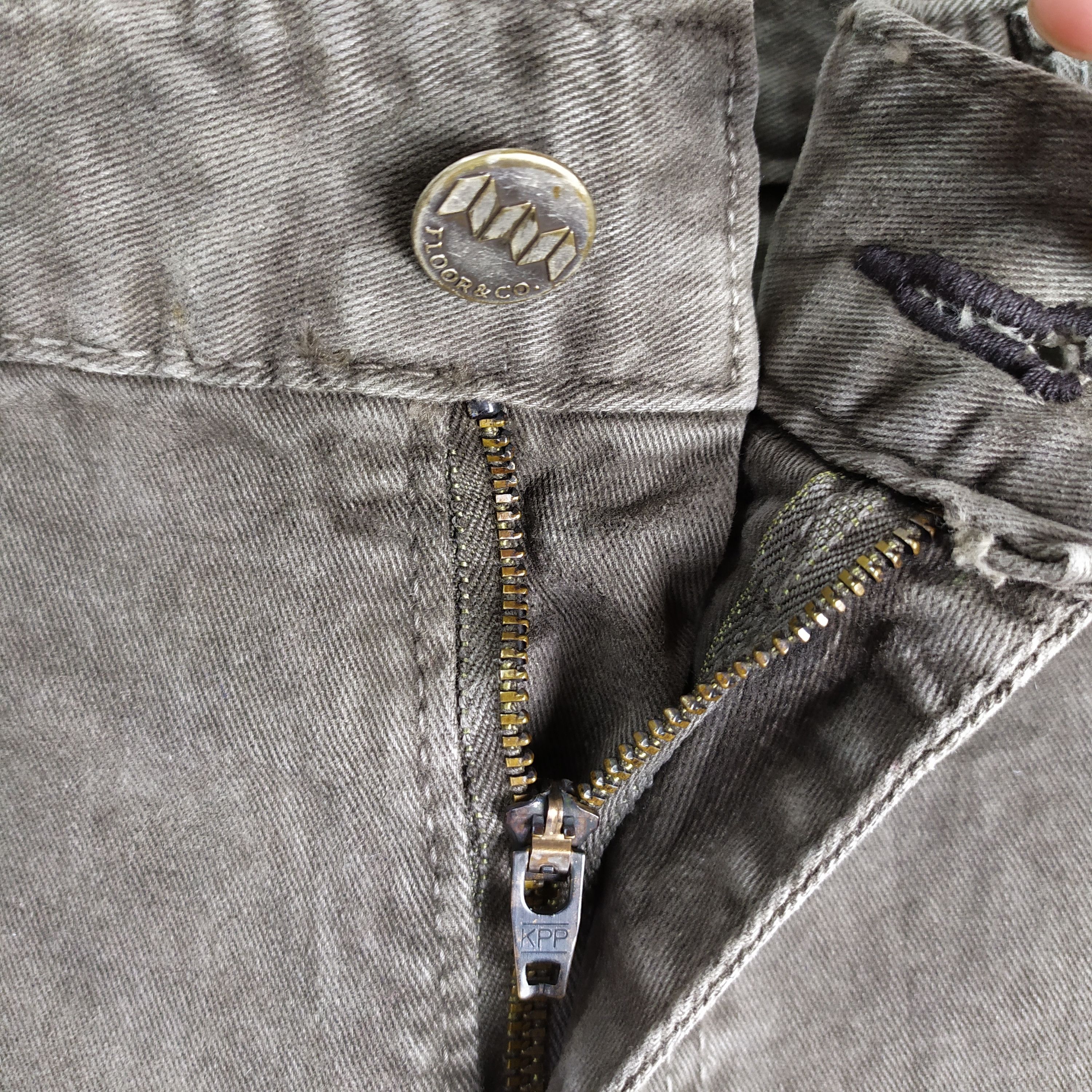Japanese Brand FLOR & CO FADED CARGO PANTS/TACTICAL PANTS Size US 34 / EU 50 - 8 Thumbnail