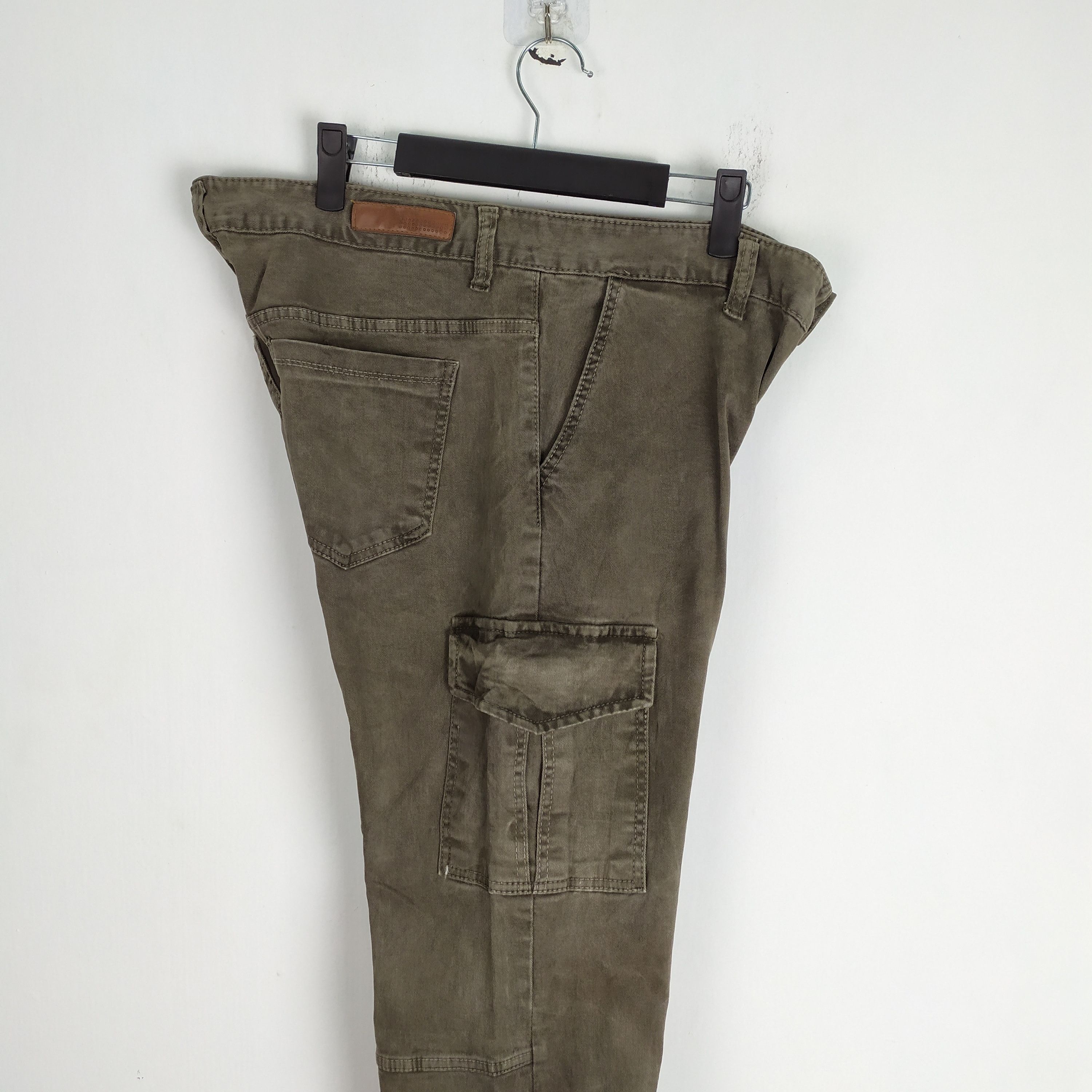Japanese Brand FLOR & CO FADED CARGO PANTS/TACTICAL PANTS Size US 34 / EU 50 - 15 Thumbnail