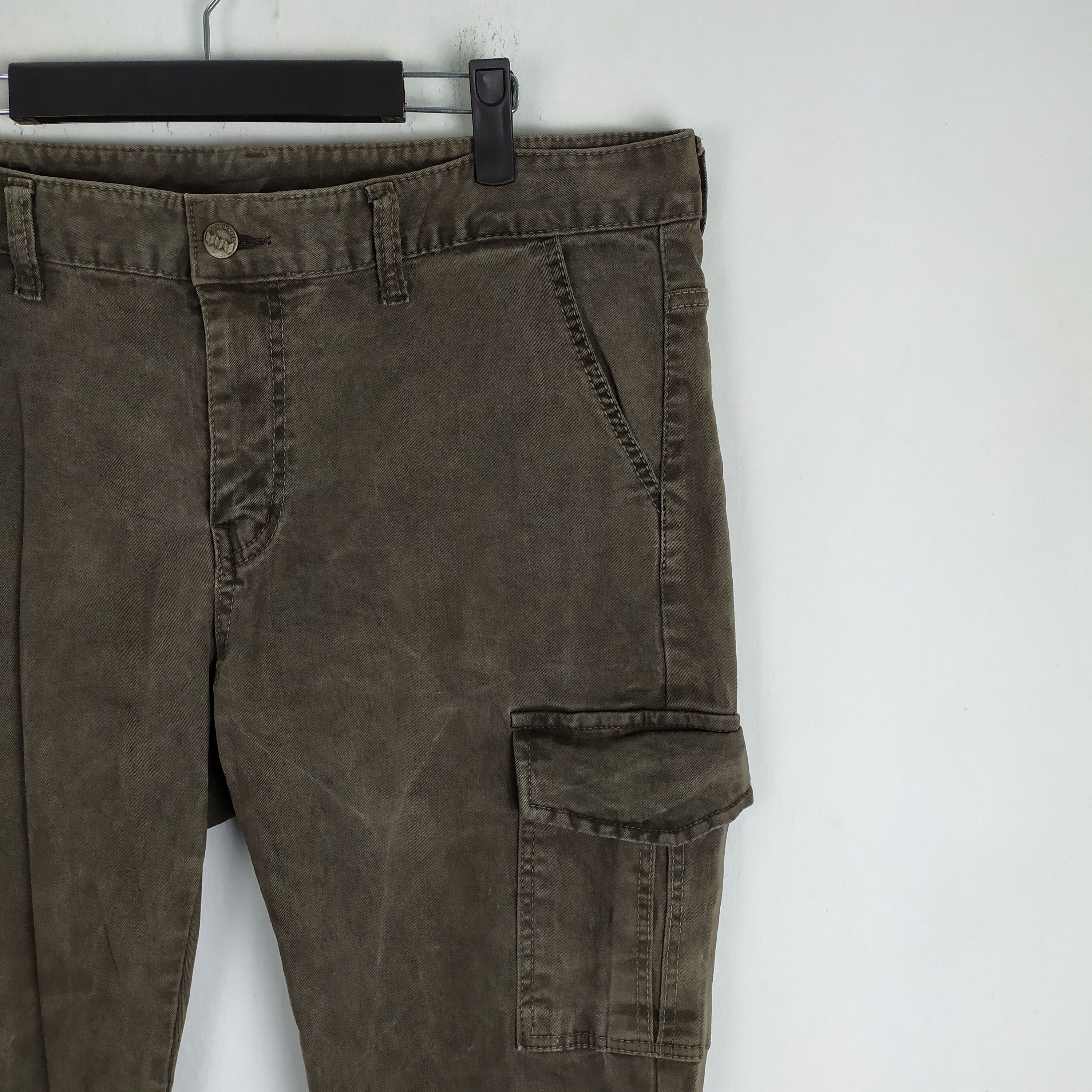 Japanese Brand FLOR & CO FADED CARGO PANTS/TACTICAL PANTS Size US 34 / EU 50 - 6 Thumbnail