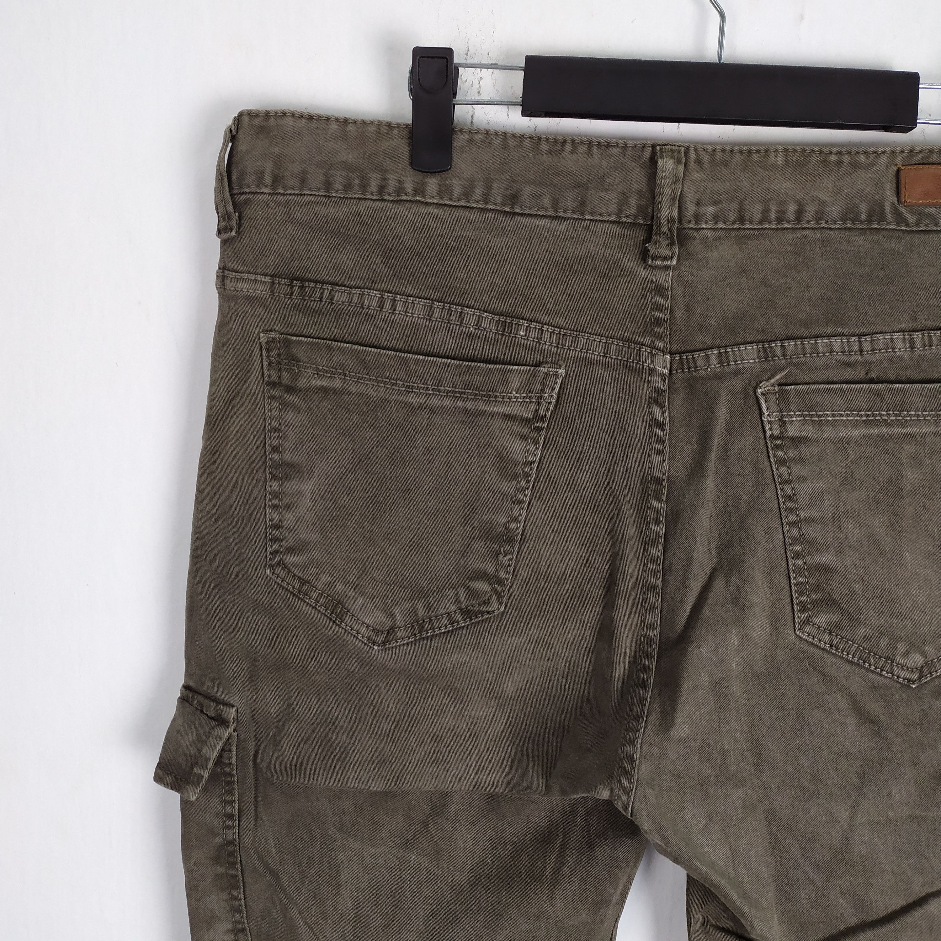 Japanese Brand FLOR & CO FADED CARGO PANTS/TACTICAL PANTS Size US 34 / EU 50 - 13 Thumbnail