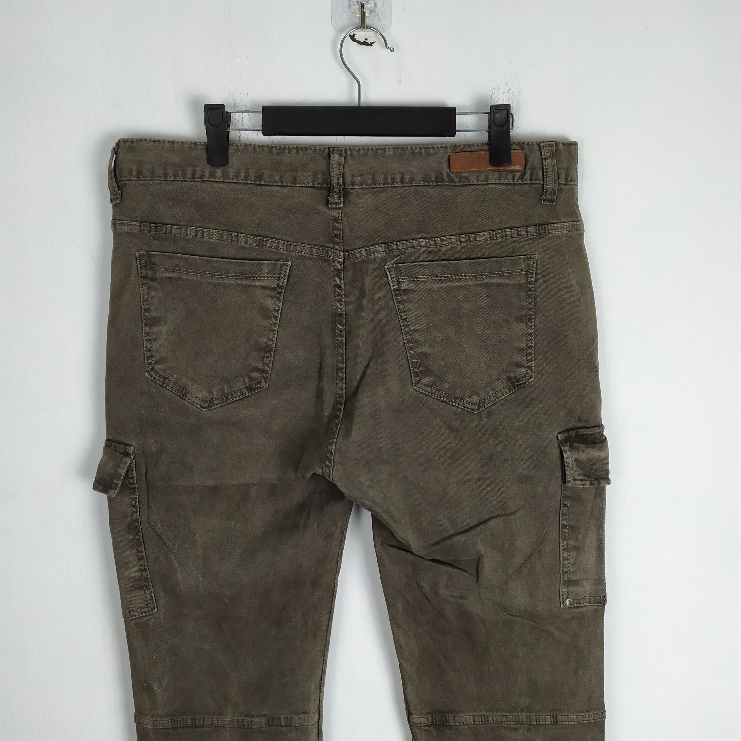 Japanese Brand FLOR & CO FADED CARGO PANTS/TACTICAL PANTS Size US 34 / EU 50 - 10 Thumbnail