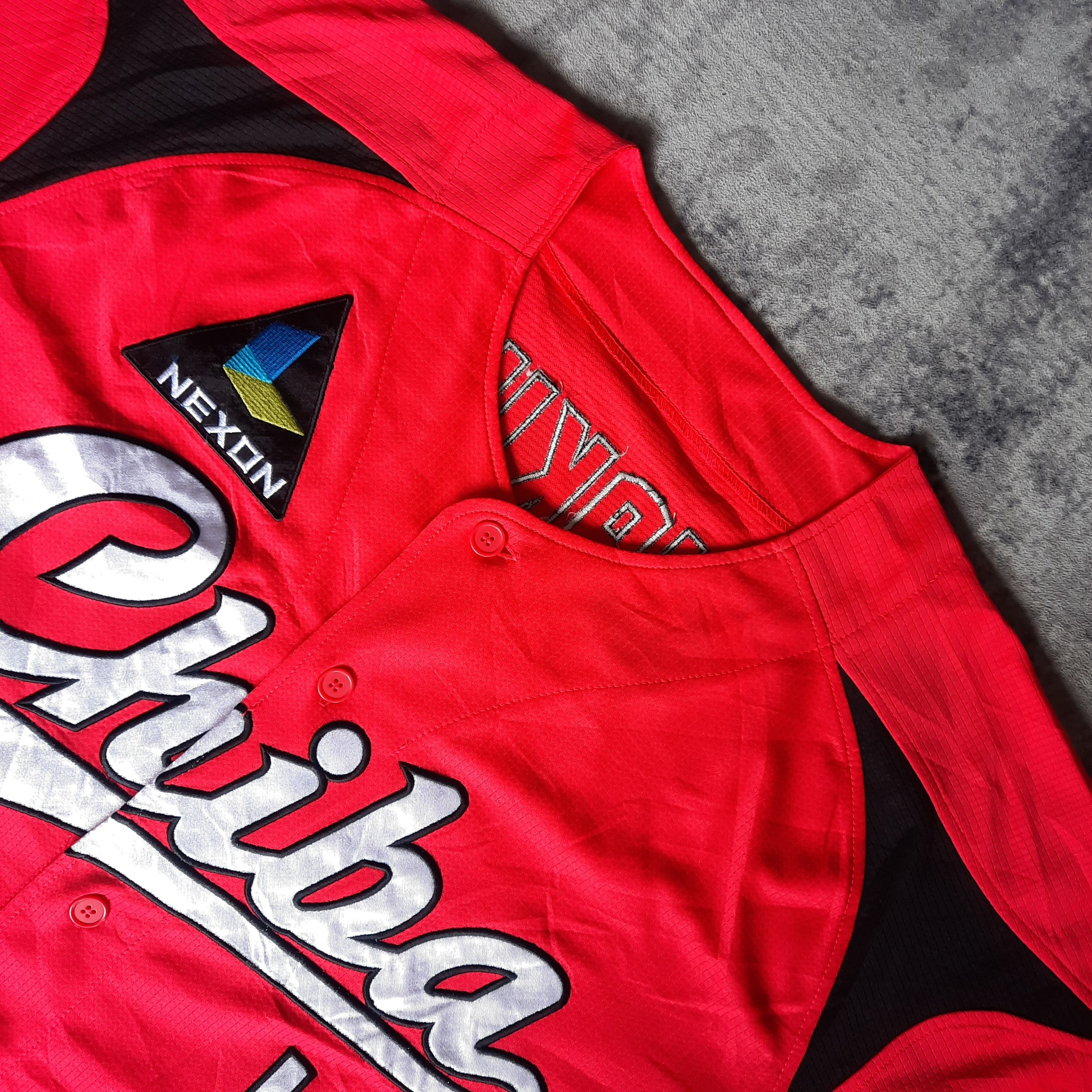 Descente × Japanese Brand NPB descente marines chiba lotte 'wakui 18' baseball jersey Size US L / EU 52-54 / 3 - 3 Thumbnail