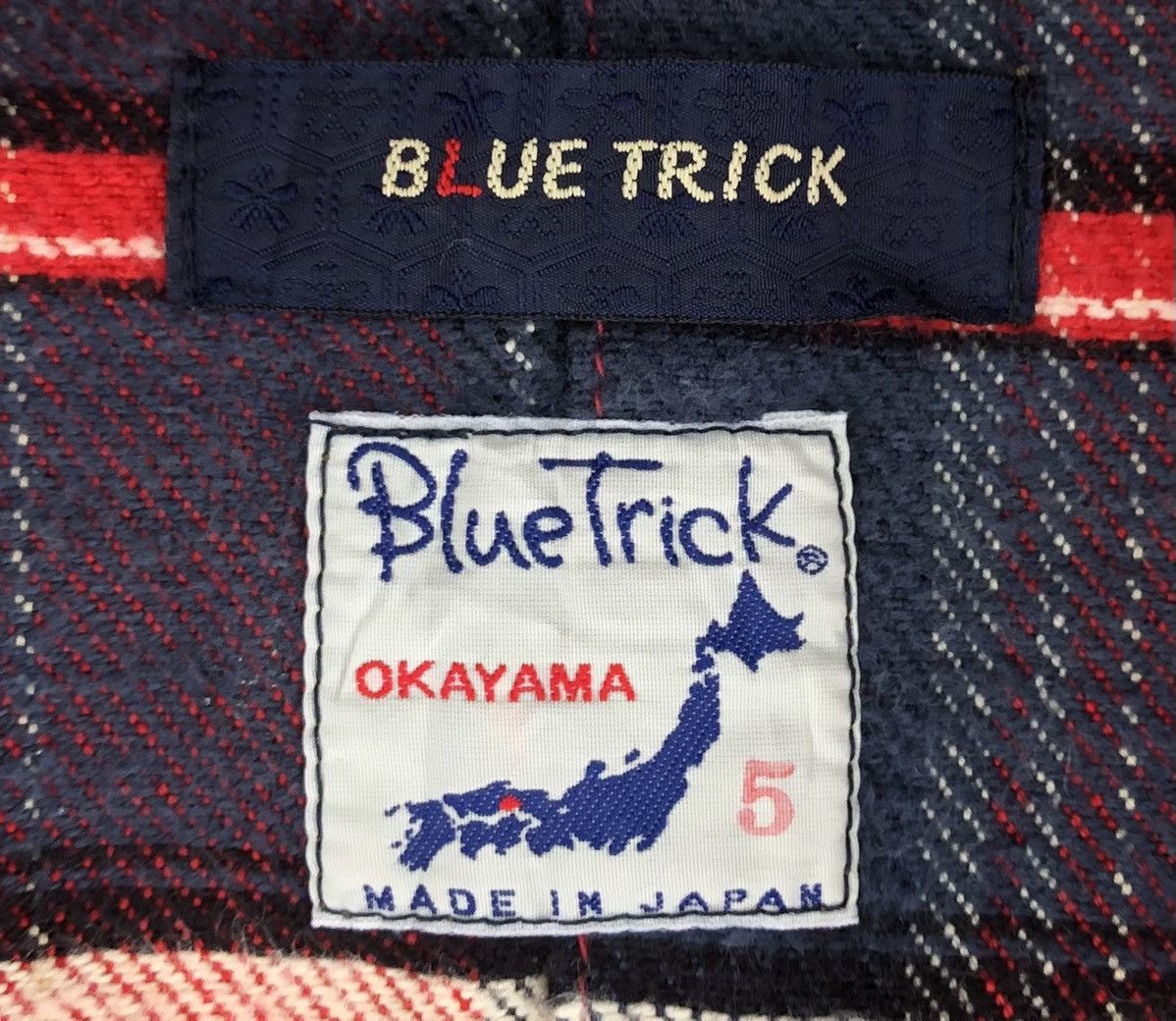 Japanese Brand 🔥Bluetrick Okayama japan M-65 jacket design plaid lined Size US M / EU 48-50 / 2 - 9 Thumbnail