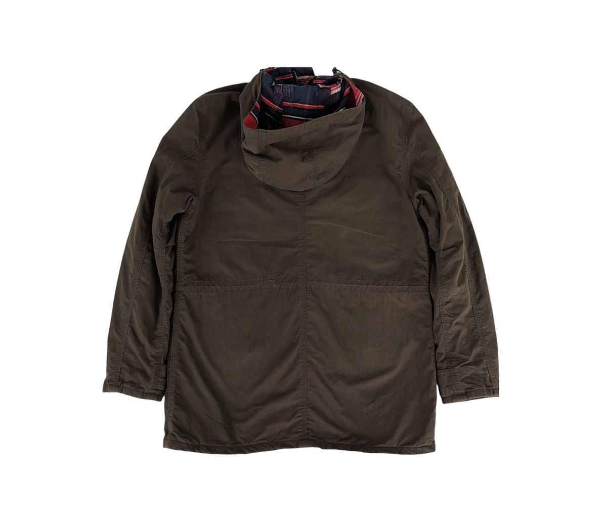Japanese Brand 🔥Bluetrick Okayama japan M-65 jacket design plaid lined Size US M / EU 48-50 / 2 - 12 Thumbnail