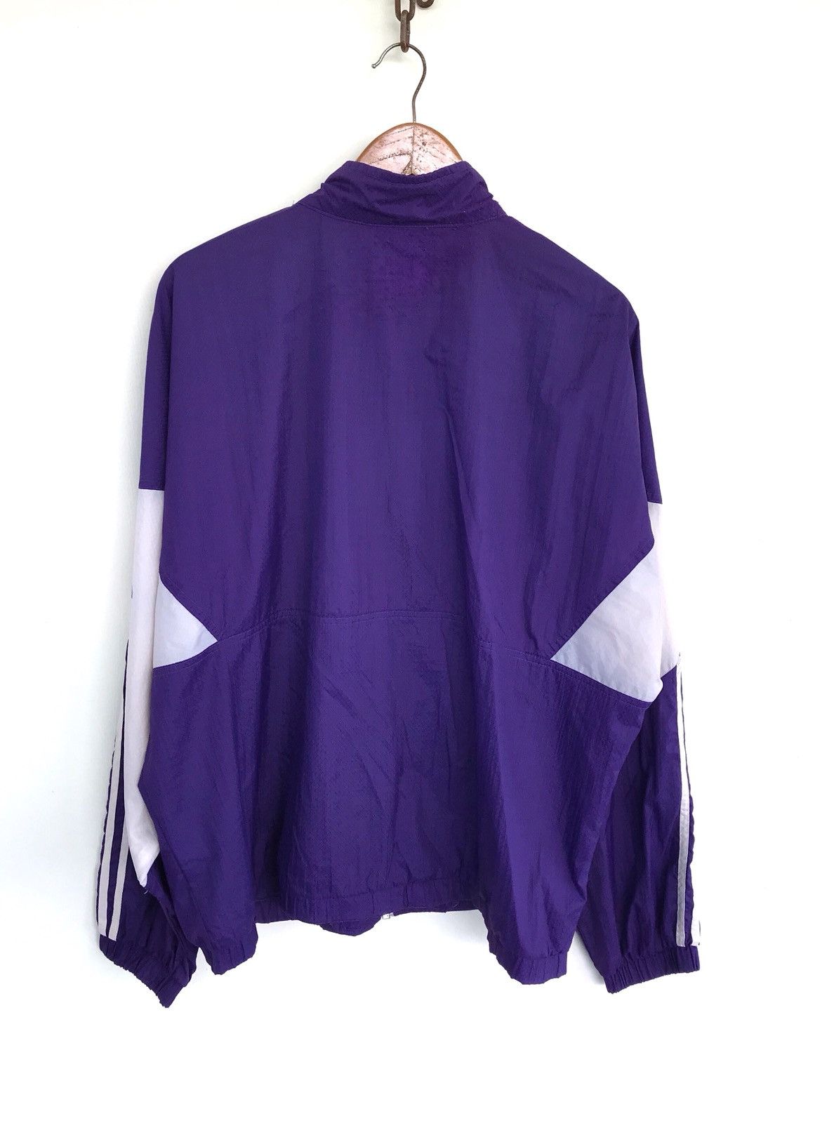 Adidas Vintage Adidas Big Logo Colourblock Windbreaker Streetwear Size US L / EU 52-54 / 3 - 6 Thumbnail