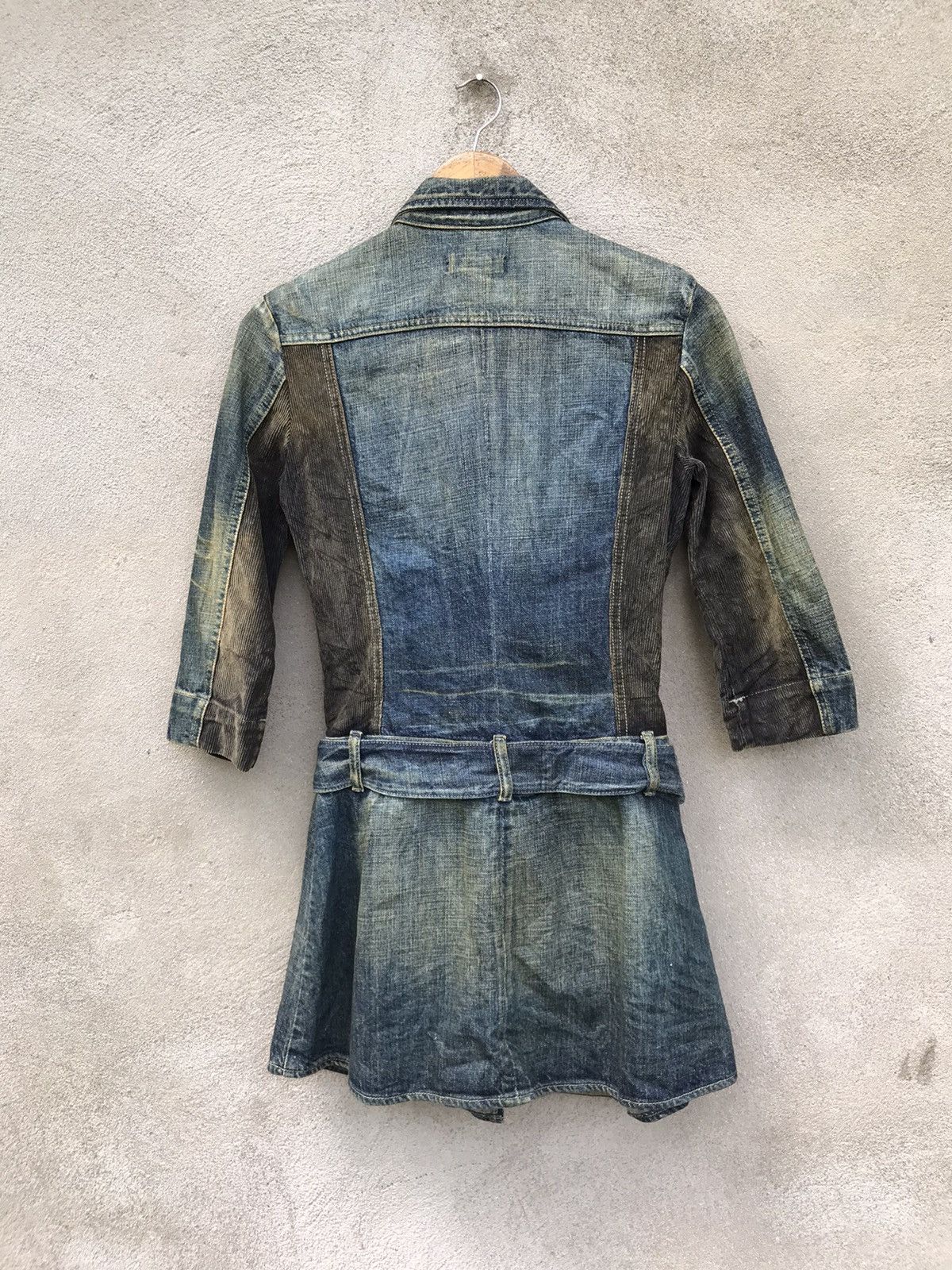 Diesel RARE DIESEL DRESS DENIM PATCHWORK STYLE 3/4 SLEEVE Size S / US 4 / IT 40 - 7 Thumbnail