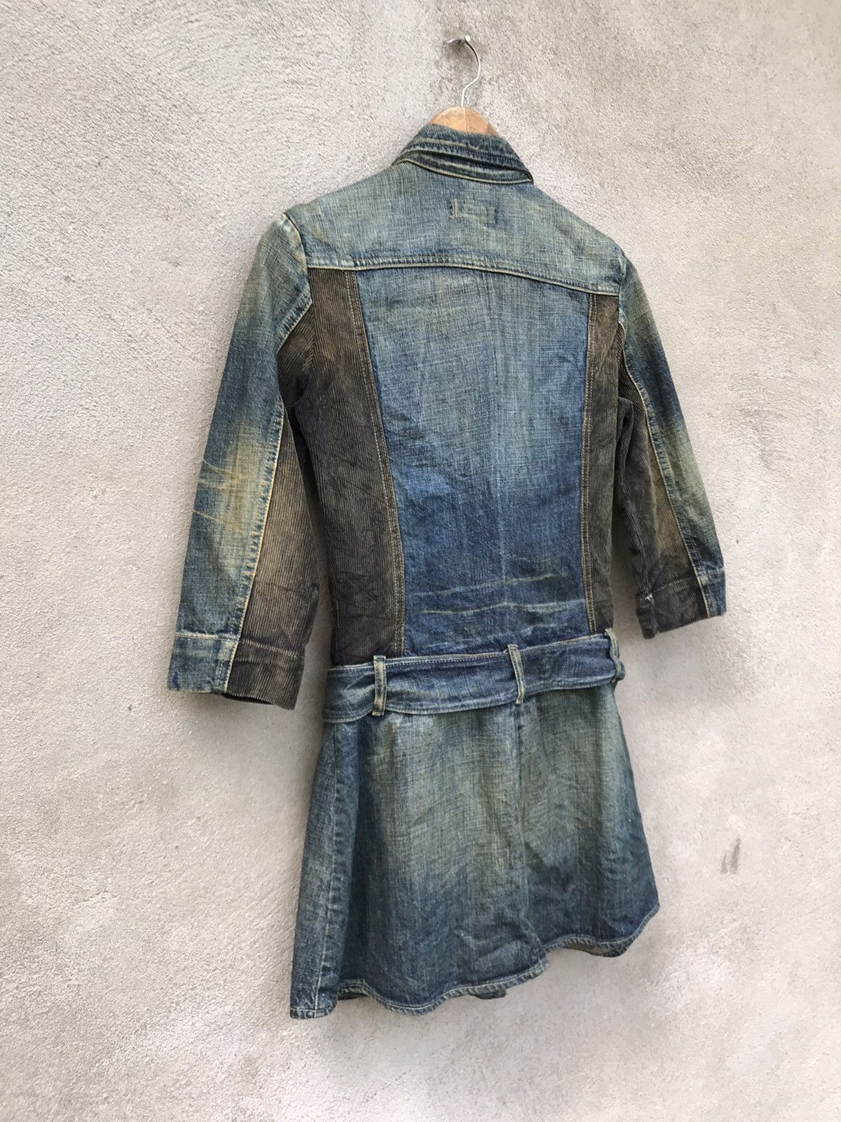 Diesel RARE DIESEL DRESS DENIM PATCHWORK STYLE 3/4 SLEEVE Size S / US 4 / IT 40 - 9 Thumbnail