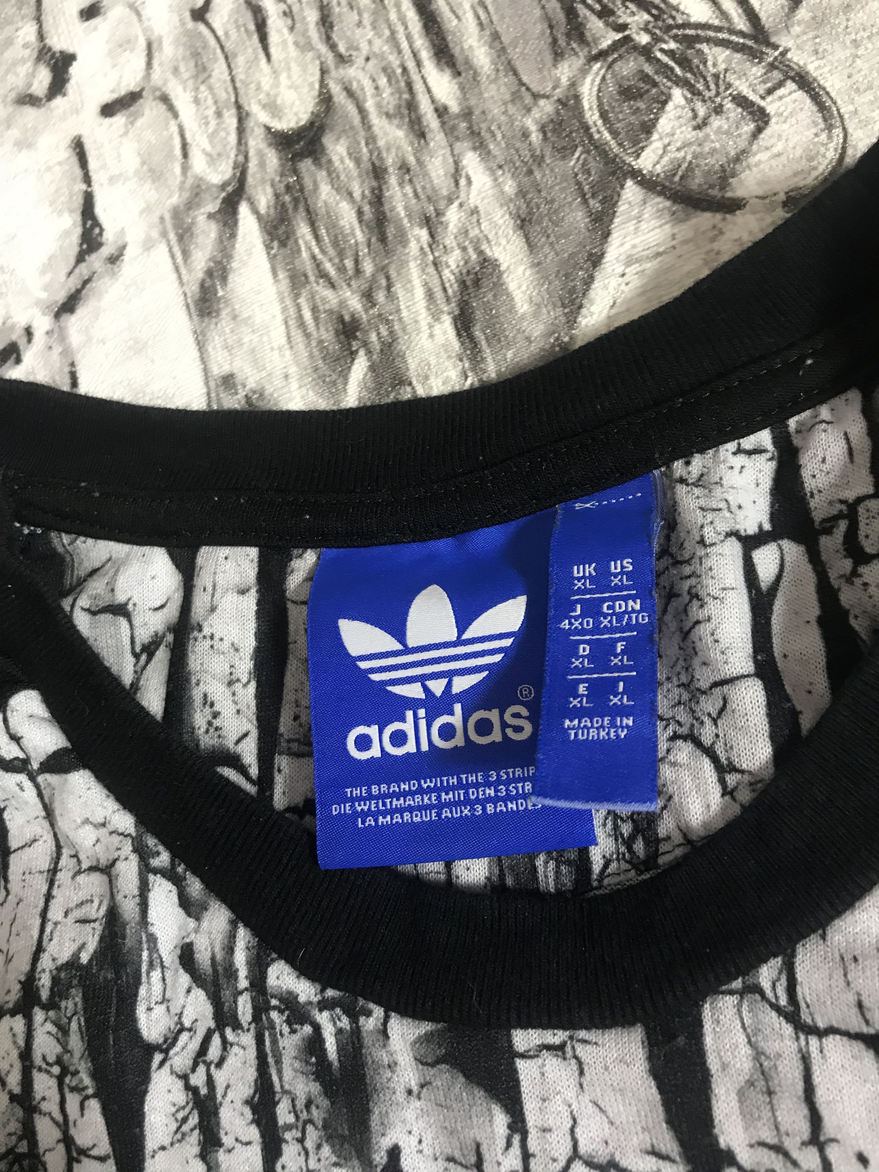 Adidas adidas full print tee 2014 Size US XL / EU 56 / 4 - 5 Thumbnail