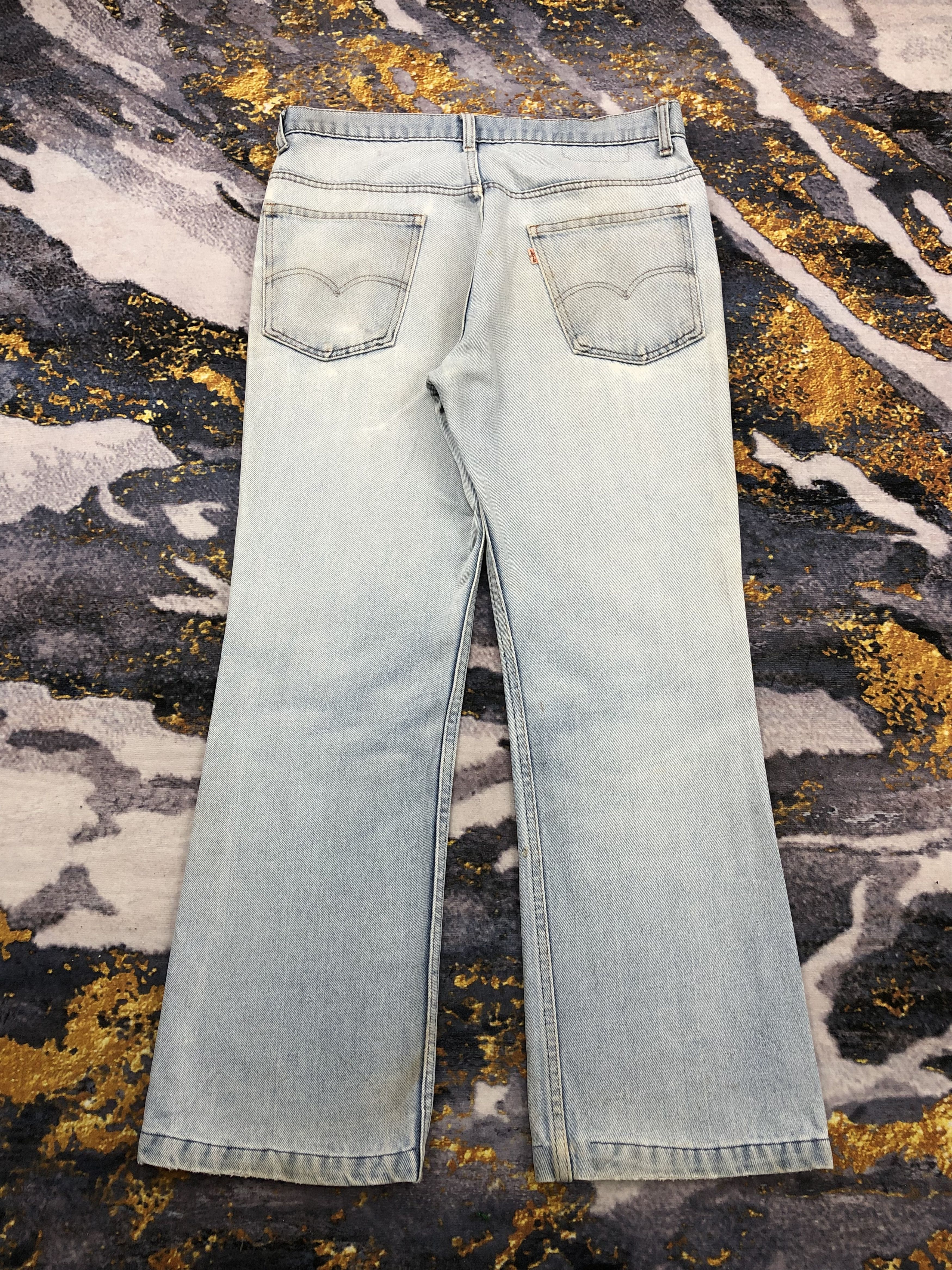 Levi's Vtg 80s Levis 517 Flared Bootcut Orange Tab Jeans DPP0187 Size US 34 / EU 50 - 3 Thumbnail