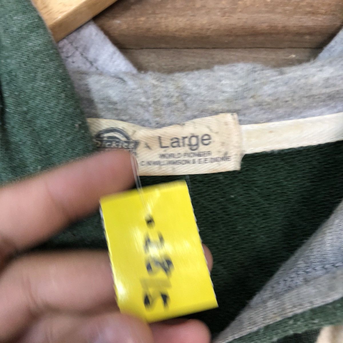 Dickies Dickies Green Hoodies sweatshirt #2815 Size US L / EU 52-54 / 3 - 12 Thumbnail