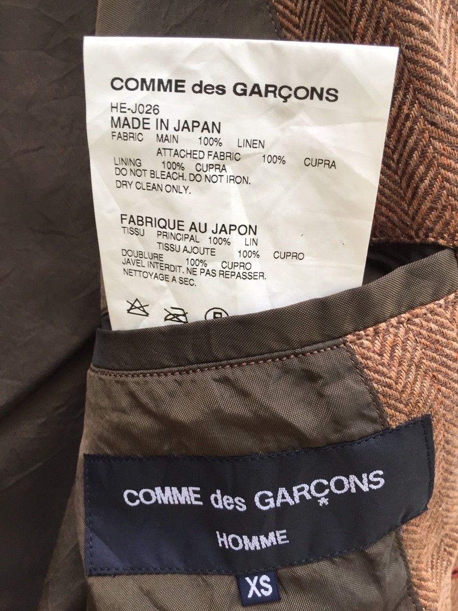 Comme des Garcons Homme AW09 Comme des Garçons Homme Hybrid Full Button Suit Size 40R - 9 Thumbnail