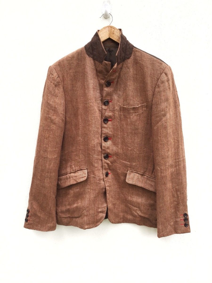 Comme des Garcons Homme AW09 Comme des Garçons Homme Hybrid Full Button Suit Size 40R - 1 Thumbnail
