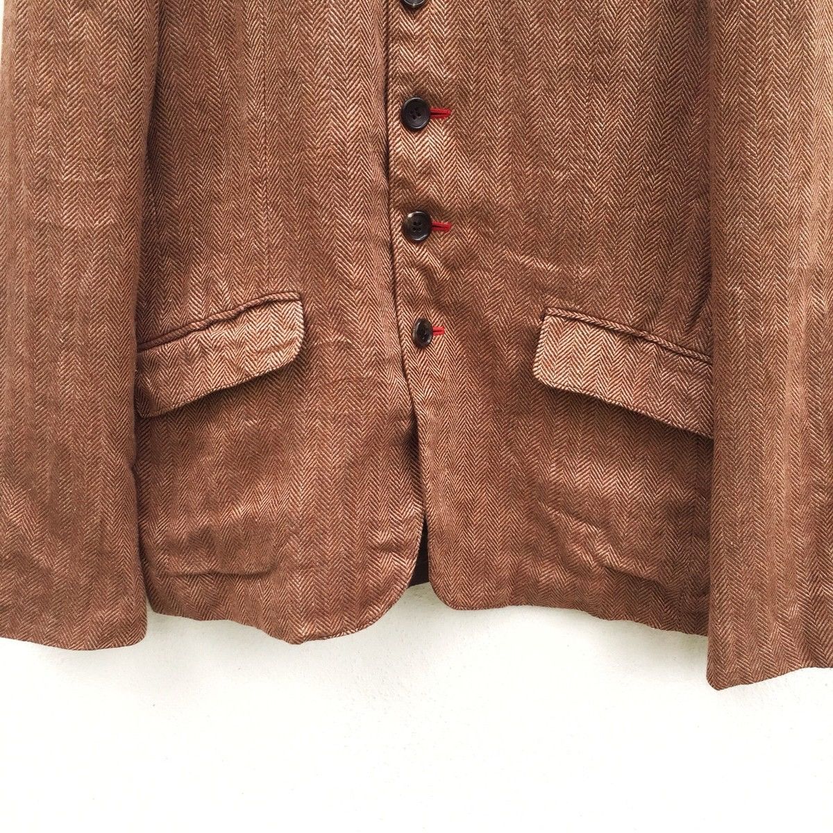 Comme des Garcons Homme AW09 Comme des Garçons Homme Hybrid Full Button Suit Size 40R - 5 Thumbnail