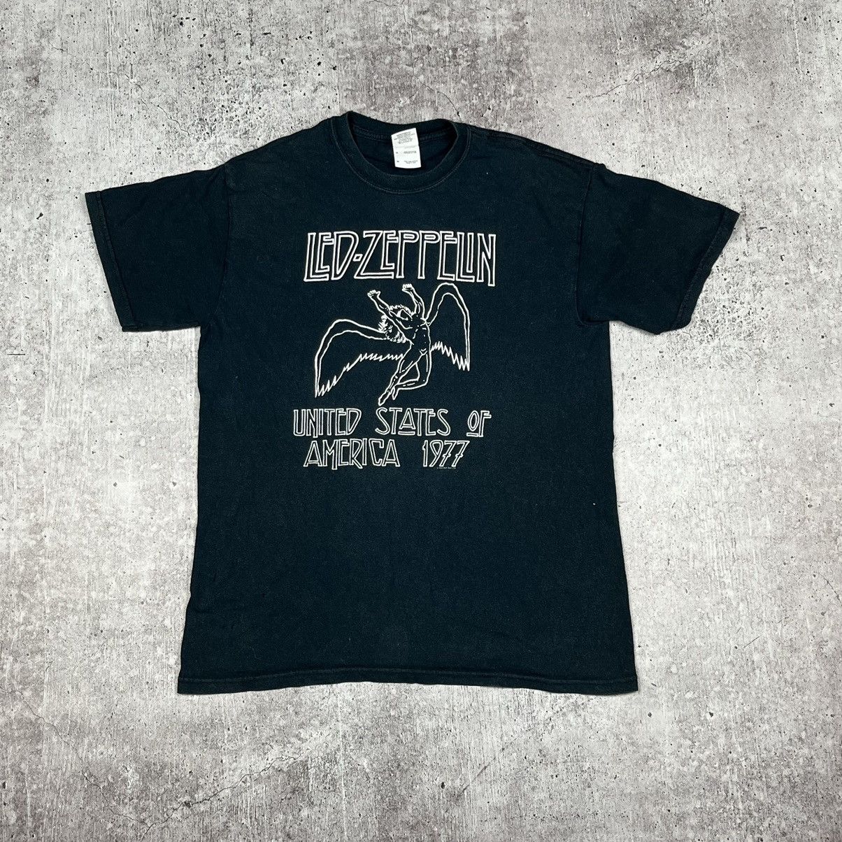 Band Tees × Led Zeppelin × Vintage Vintage 2000s Led Zeppelin merch Band T Shirt 90s Size US M / EU 48-50 / 2 - 9 Thumbnail