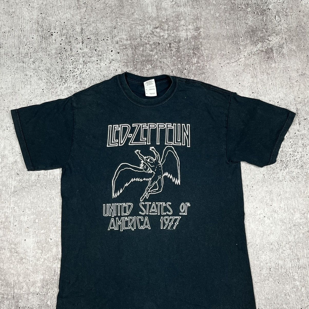 Band Tees × Led Zeppelin × Vintage Vintage 2000s Led Zeppelin merch Band T Shirt 90s Size US M / EU 48-50 / 2 - 8 Thumbnail