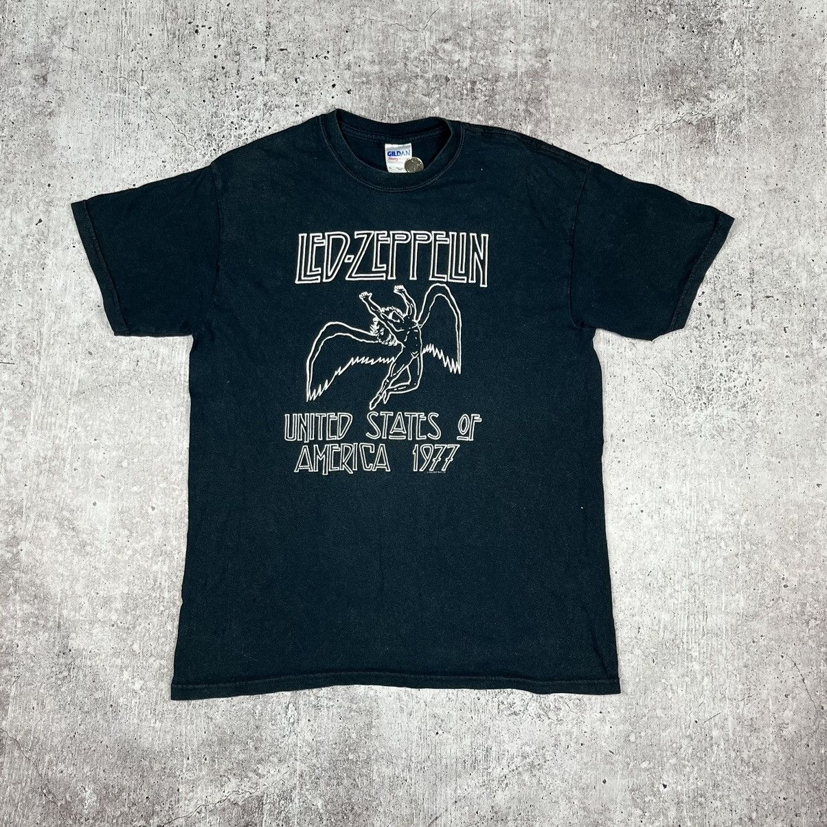Band Tees × Led Zeppelin × Vintage Vintage 2000s Led Zeppelin merch Band T Shirt 90s Size US M / EU 48-50 / 2 - 3 Thumbnail