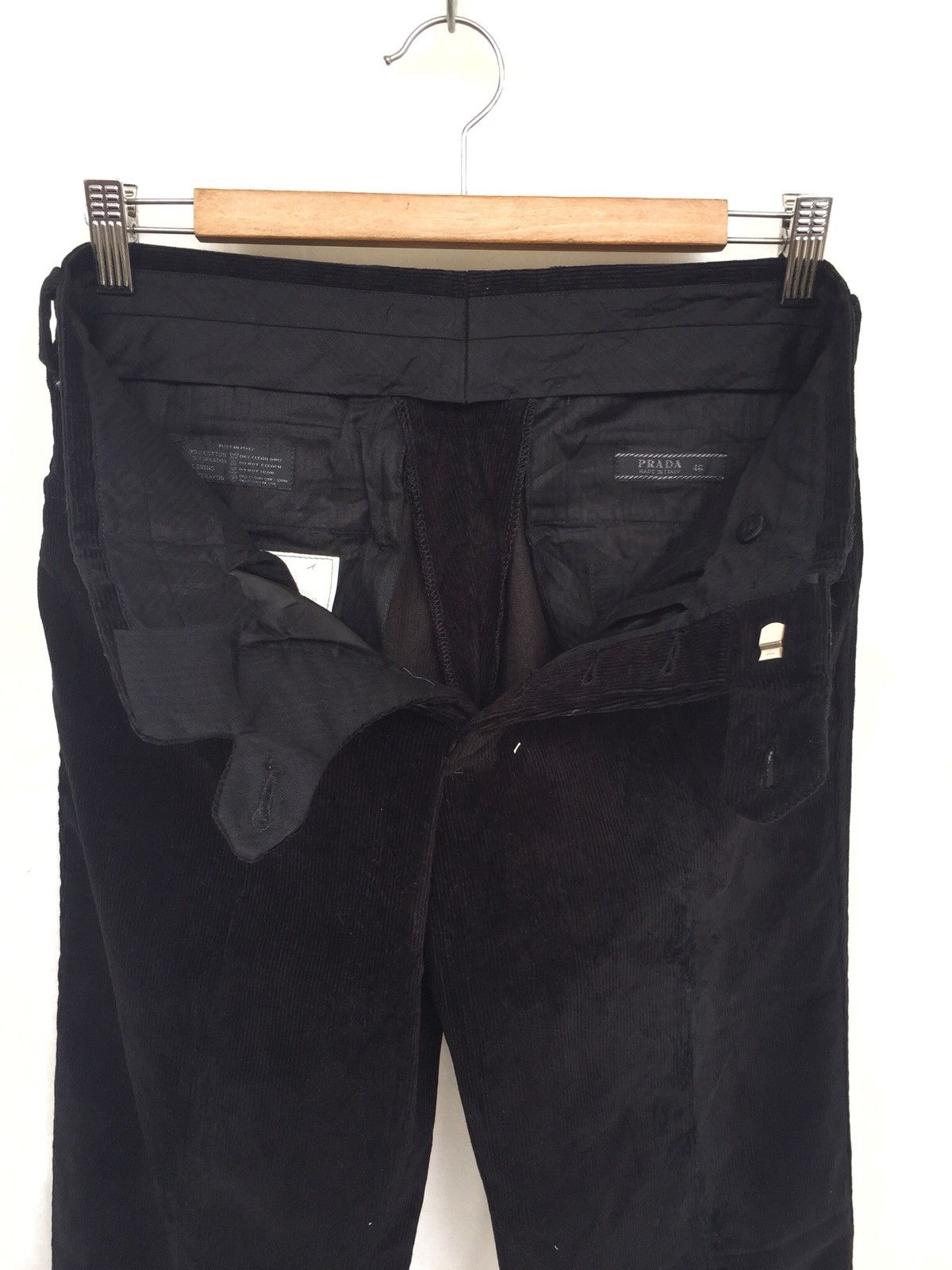 image of Prada Milano Velvet Slim Fit Pant Asap Rocky in Black, Men's (Size 29)