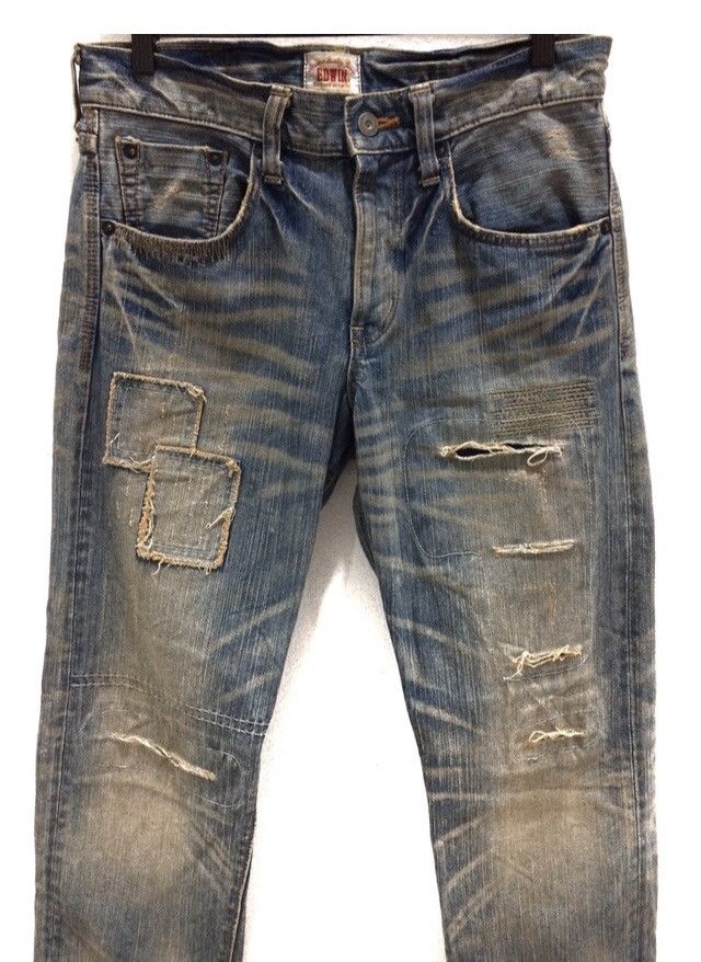 Grailed Japanese Brand Edwin Patchwork Design Casual Pant Size US 30 / EU 46 - 2 Thumbnail