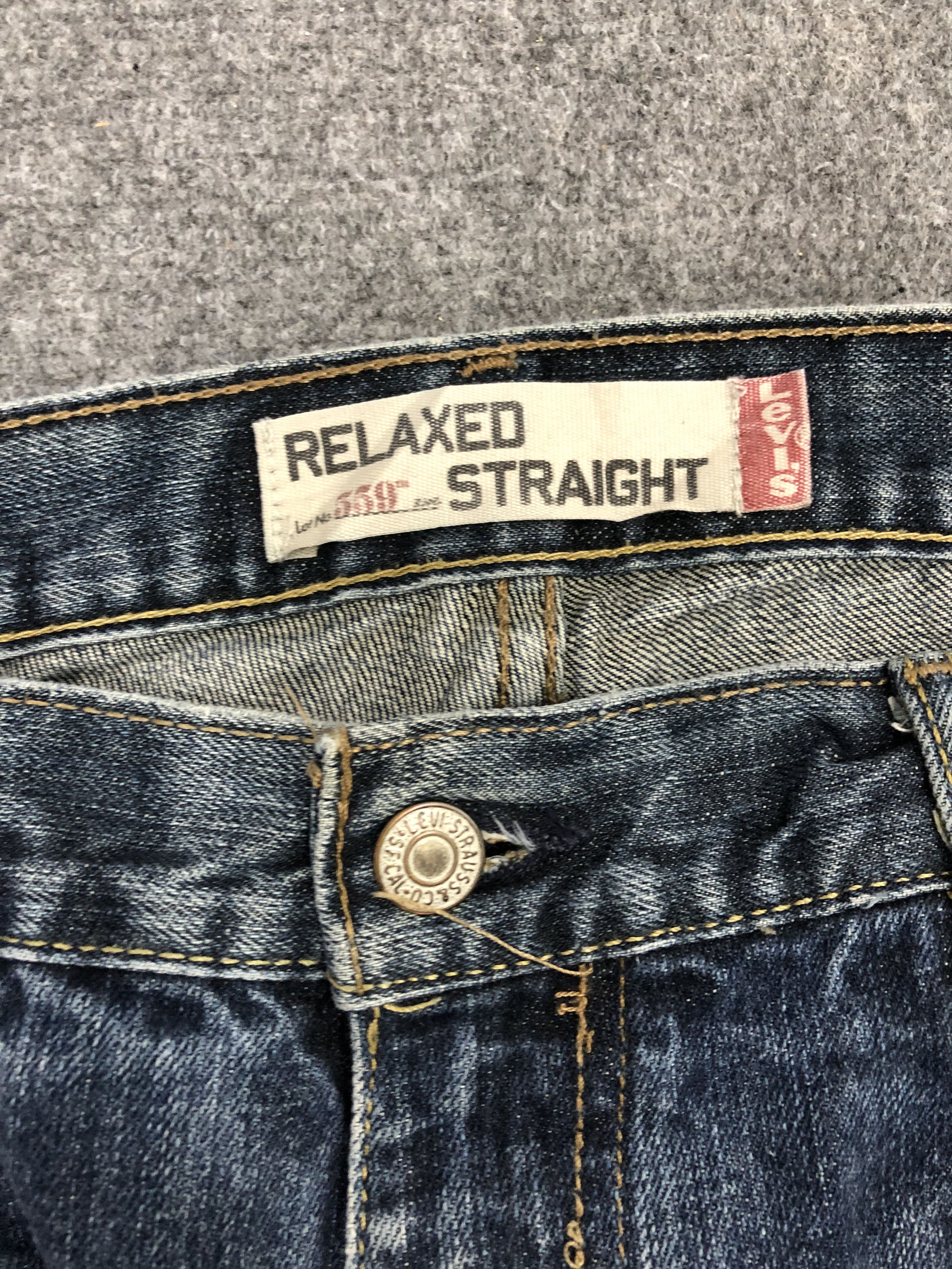 Levi's Vintage Levis 559 Faded Blue Jeans DP1198 Size US 39 - 7 Thumbnail