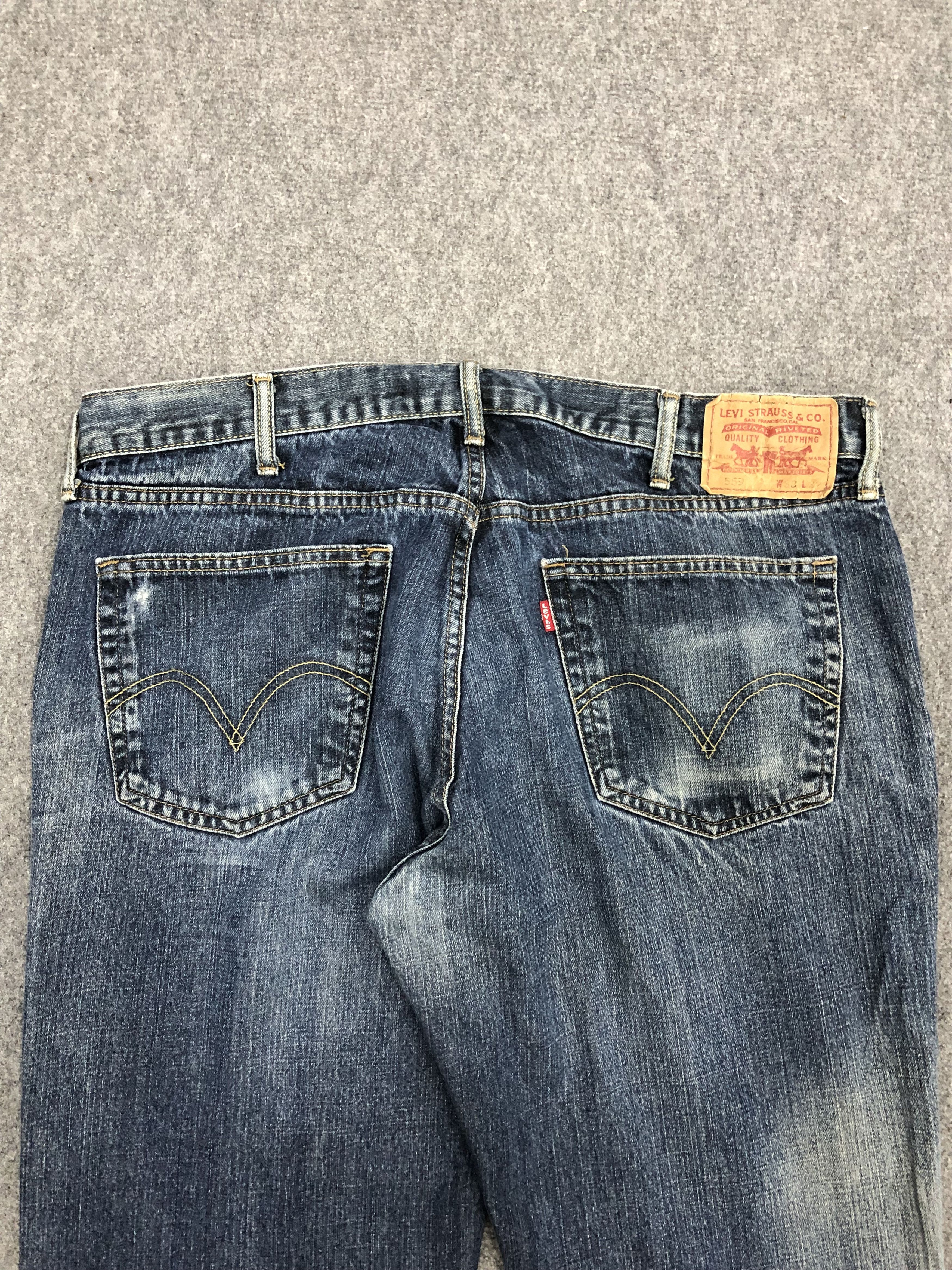 Levi's Vintage Levis 559 Faded Blue Jeans DP1198 Size US 39 - 4 Thumbnail