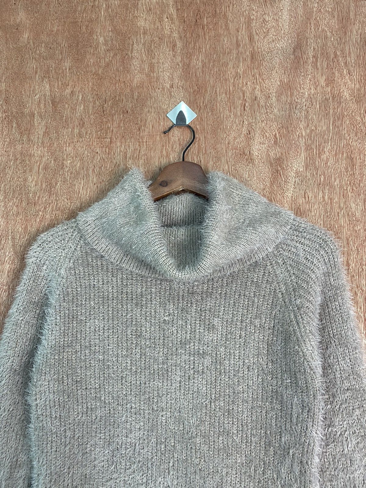 Homespun Knitwear × Japanese Brand DL Japanese Brand Grey Shag Shaggy Fur Mohair Knitwear #B635 Size M / US 6-8 / IT 42-44 - 2 Thumbnail