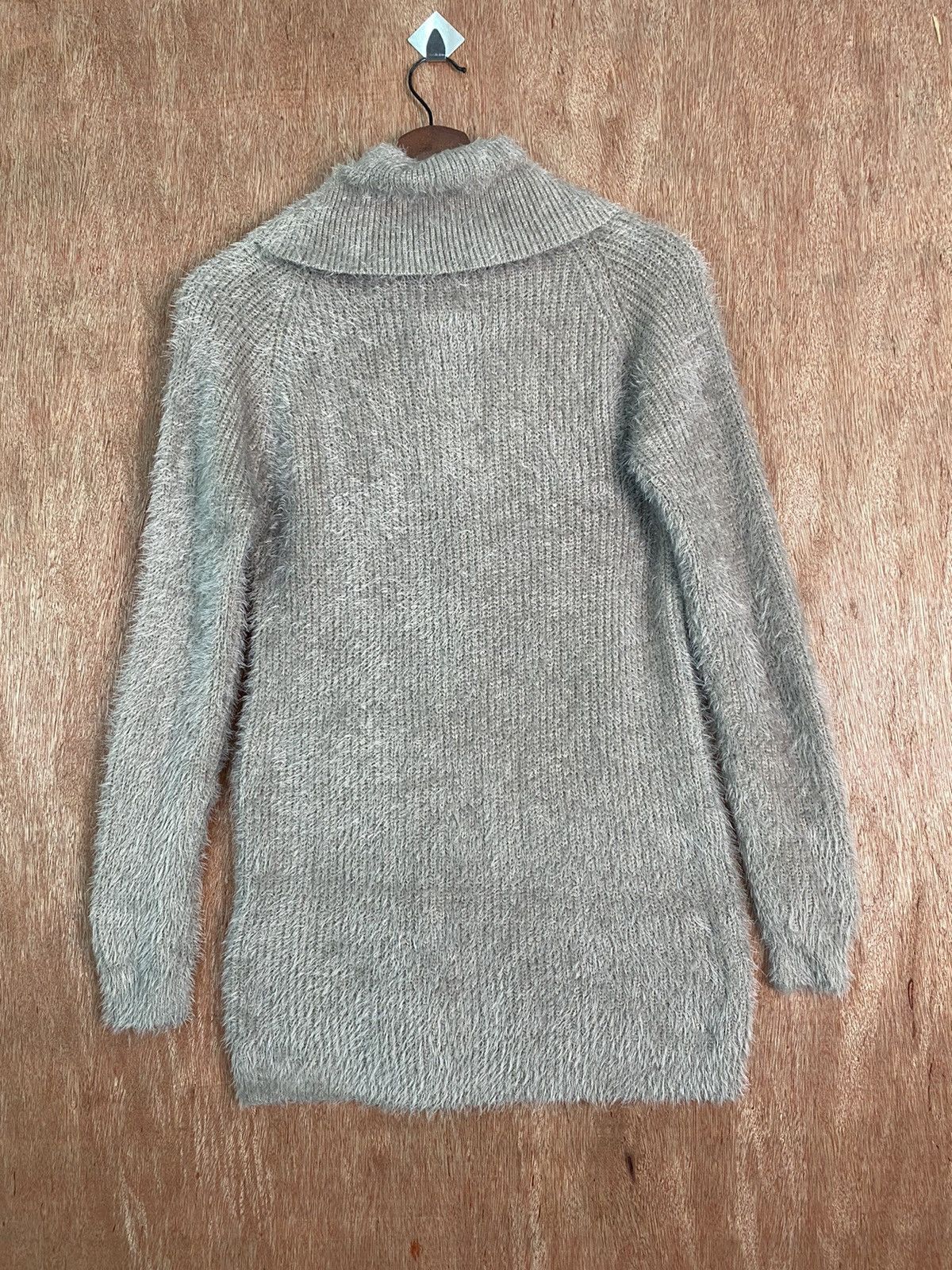 Homespun Knitwear × Japanese Brand DL Japanese Brand Grey Shag Shaggy Fur Mohair Knitwear #B635 Size M / US 6-8 / IT 42-44 - 7 Thumbnail