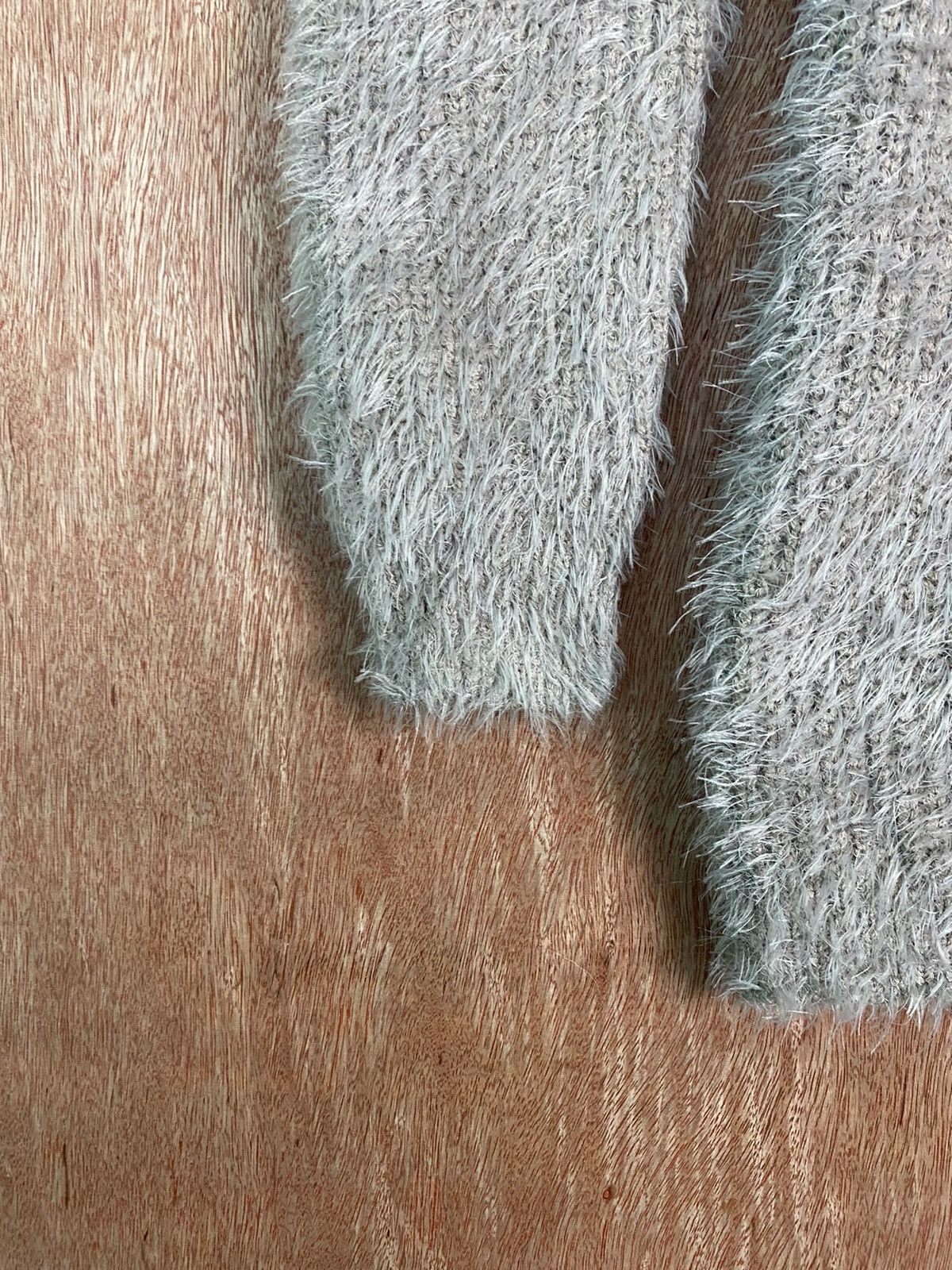 Homespun Knitwear × Japanese Brand DL Japanese Brand Grey Shag Shaggy Fur Mohair Knitwear #B635 Size M / US 6-8 / IT 42-44 - 5 Thumbnail