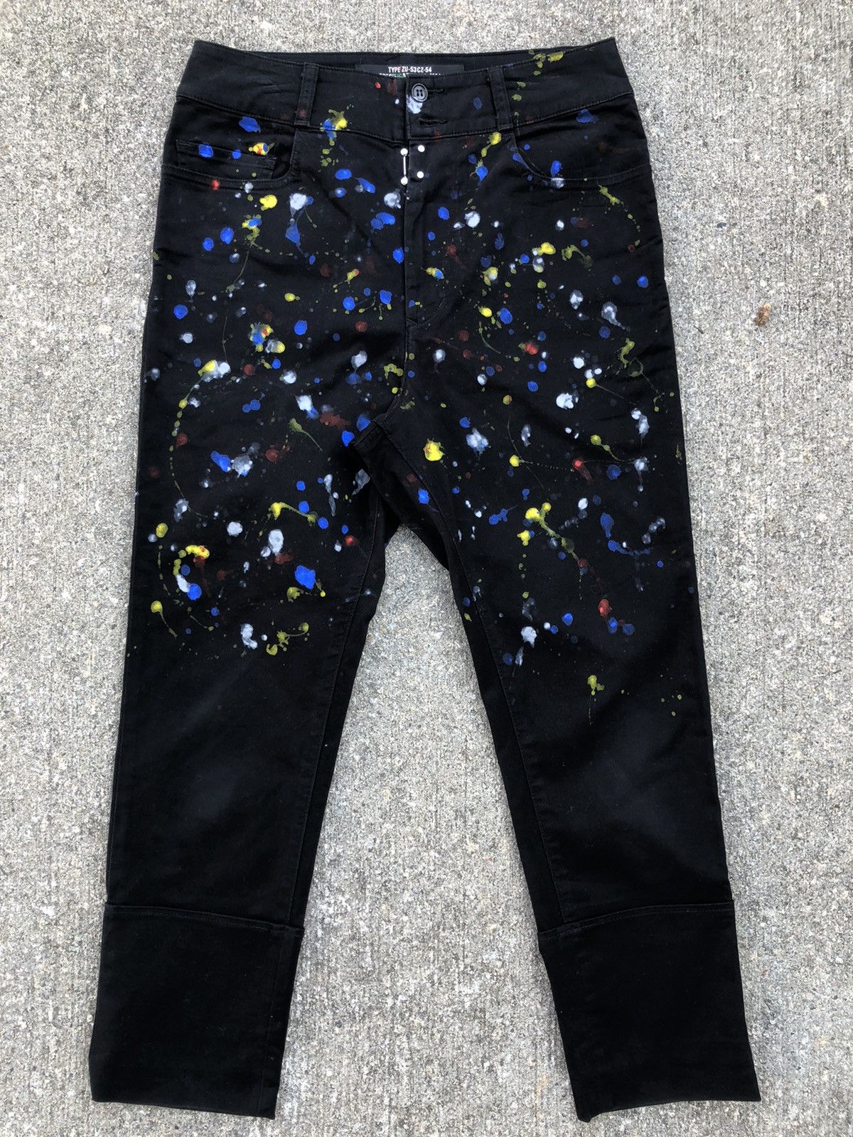 image of Cabane De Zucca Painter Cropped Jeans, Men's (Size 29)