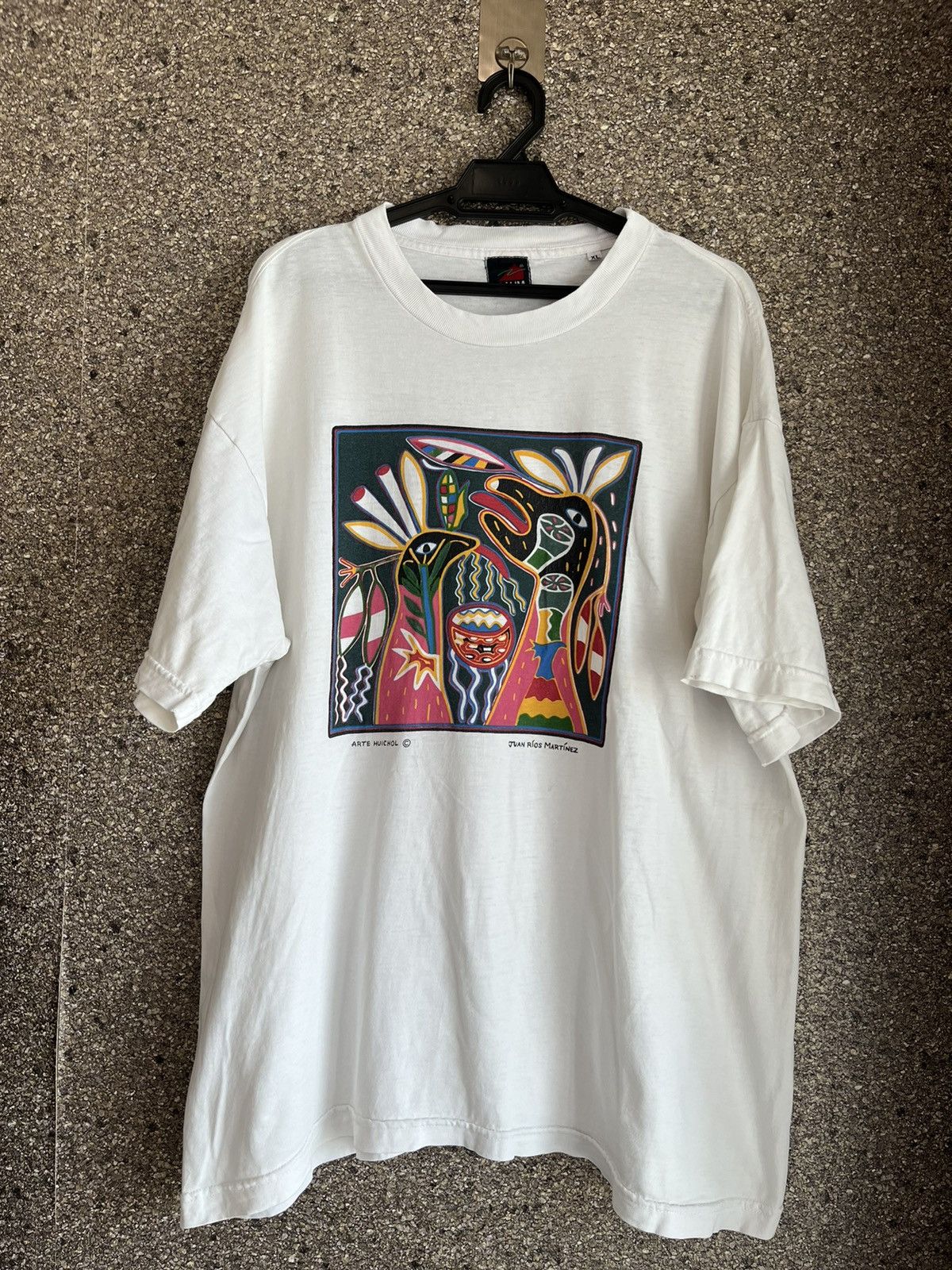 image of Made In USA x Vintage Arte Huichol Ft64 in White, Men's (Size XL)