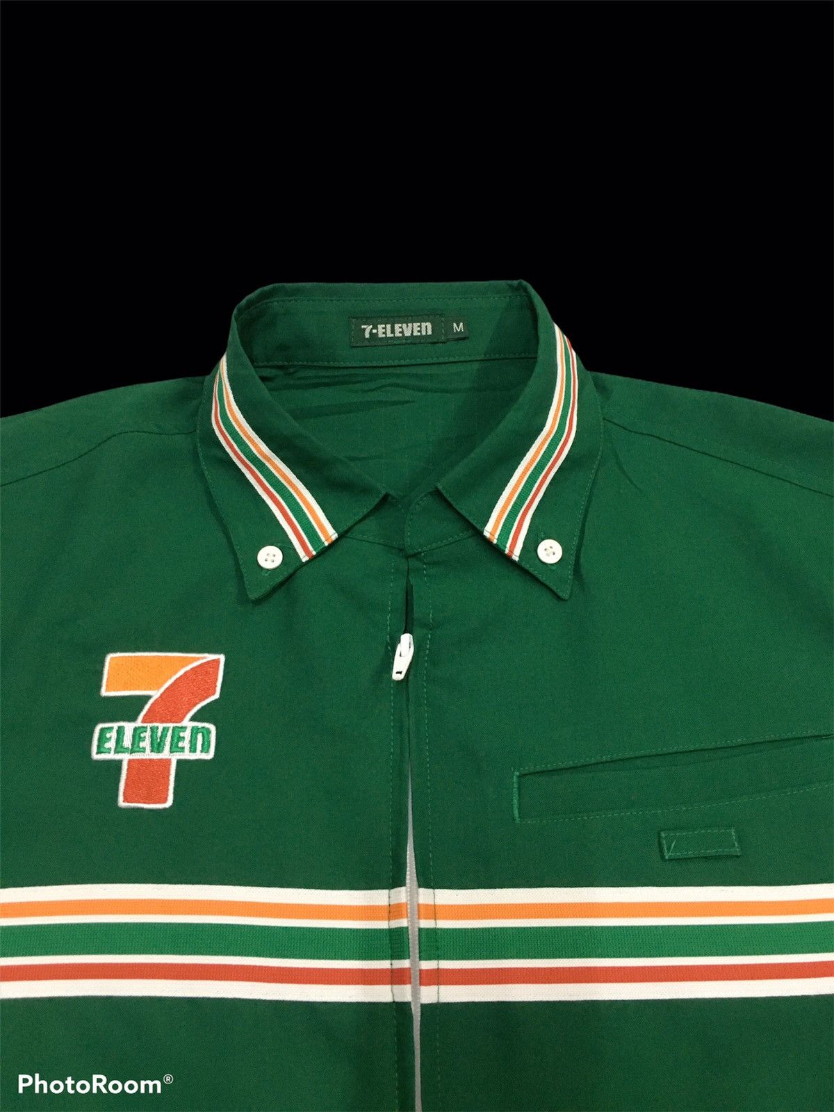 Uniforms For The Dedicated × Vintage Offical 7 eleven Staff Shirt Zip Up Size US M / EU 48-50 / 2 - 4 Thumbnail