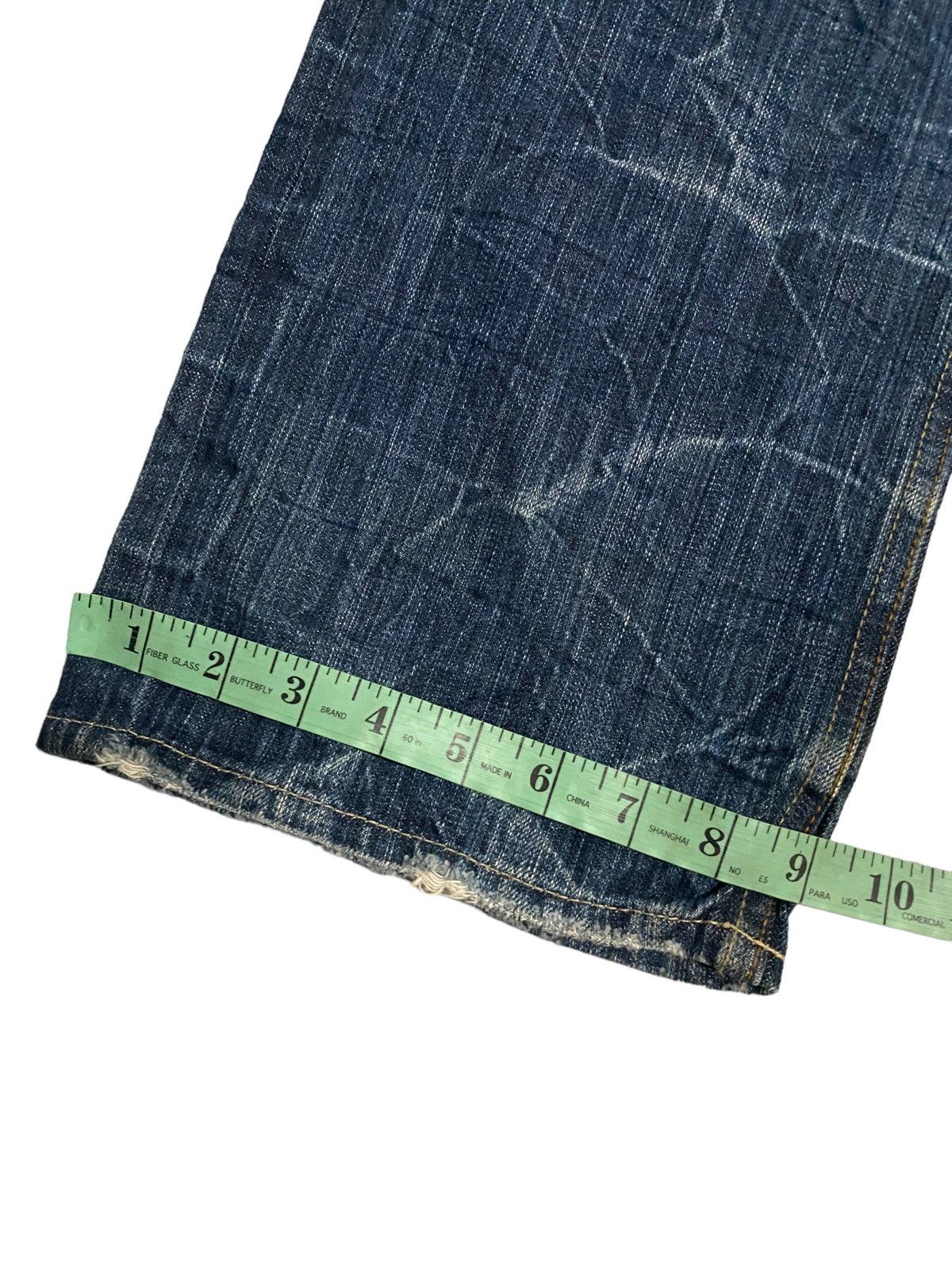 Mossimo × Vintage Steals‼️Vintage Mossimo Buckle Back Distressed Denim Jeans Size US 31 - 11 Thumbnail
