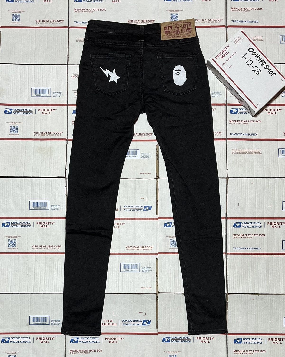 Bape BapeSta Jeans Size 26" / US 2 / IT 38 - 1 Thumbnail
