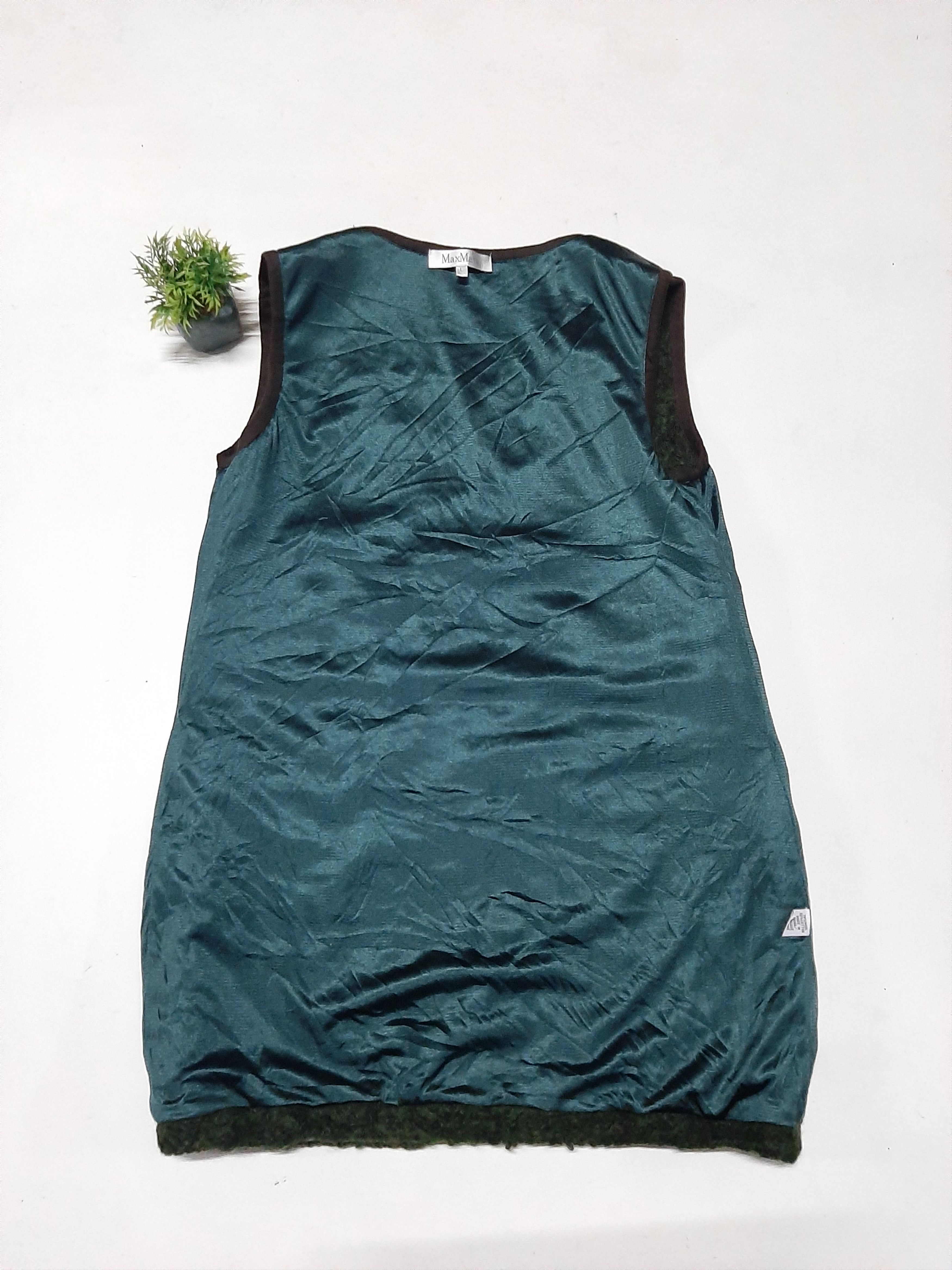 Designer × Max Mara VINTAGE MAX MARA BLEND WOOL SLEEVE LESS Size L / US 10 / IT 46 - 6 Thumbnail