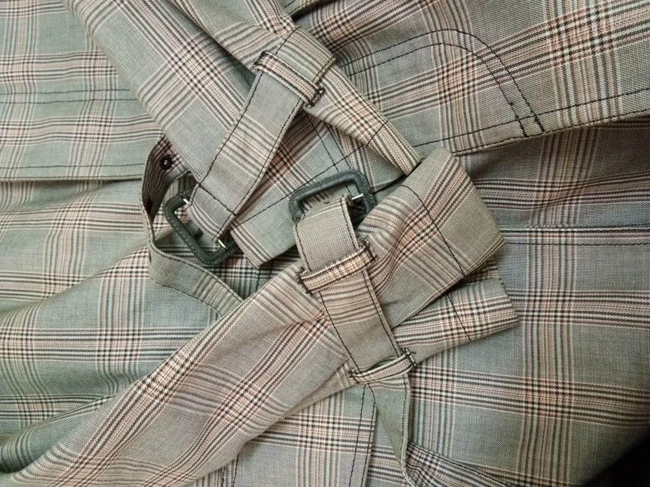 Paul Smith R. Newbold Checkered Trenchcoat Size US L / EU 52-54 / 3 - 3 Thumbnail