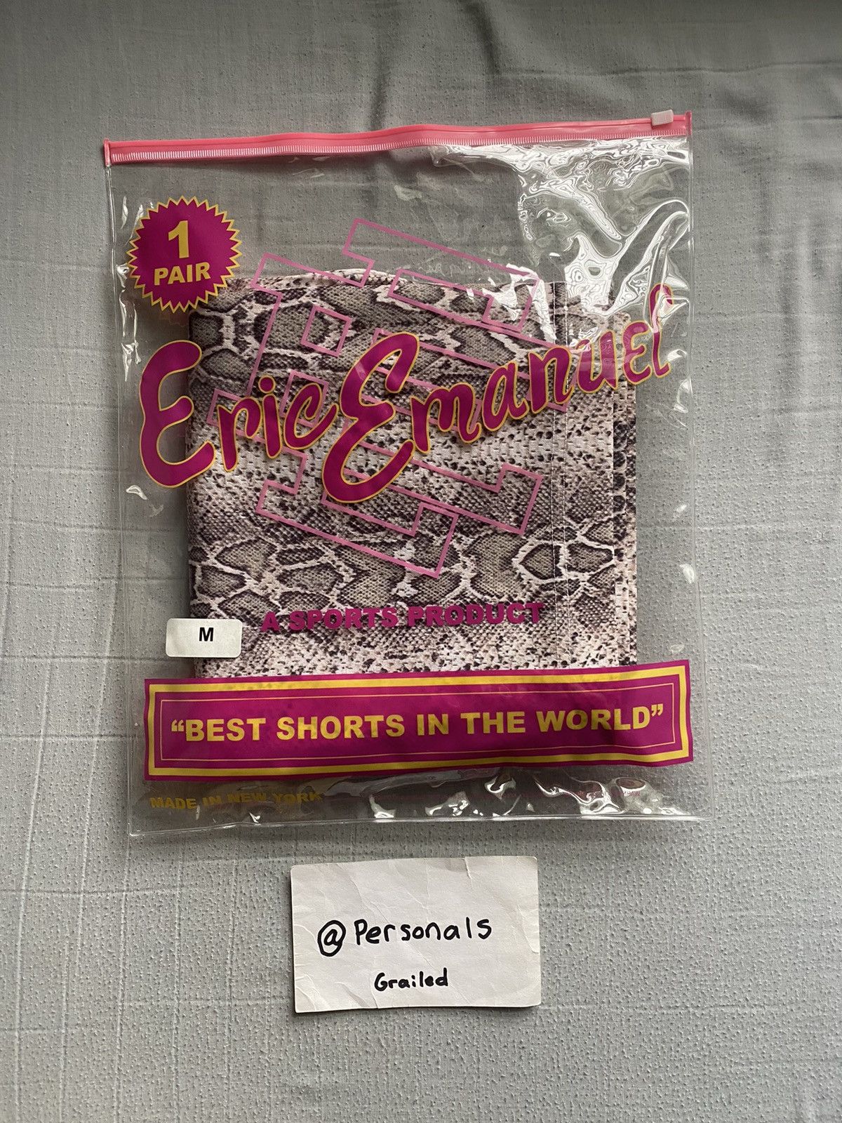 Eric Emanuel RARE OG 2019 Eric Emanuel Snakeskin Shorts Medium Size US 32 / EU 48 - 13 Thumbnail