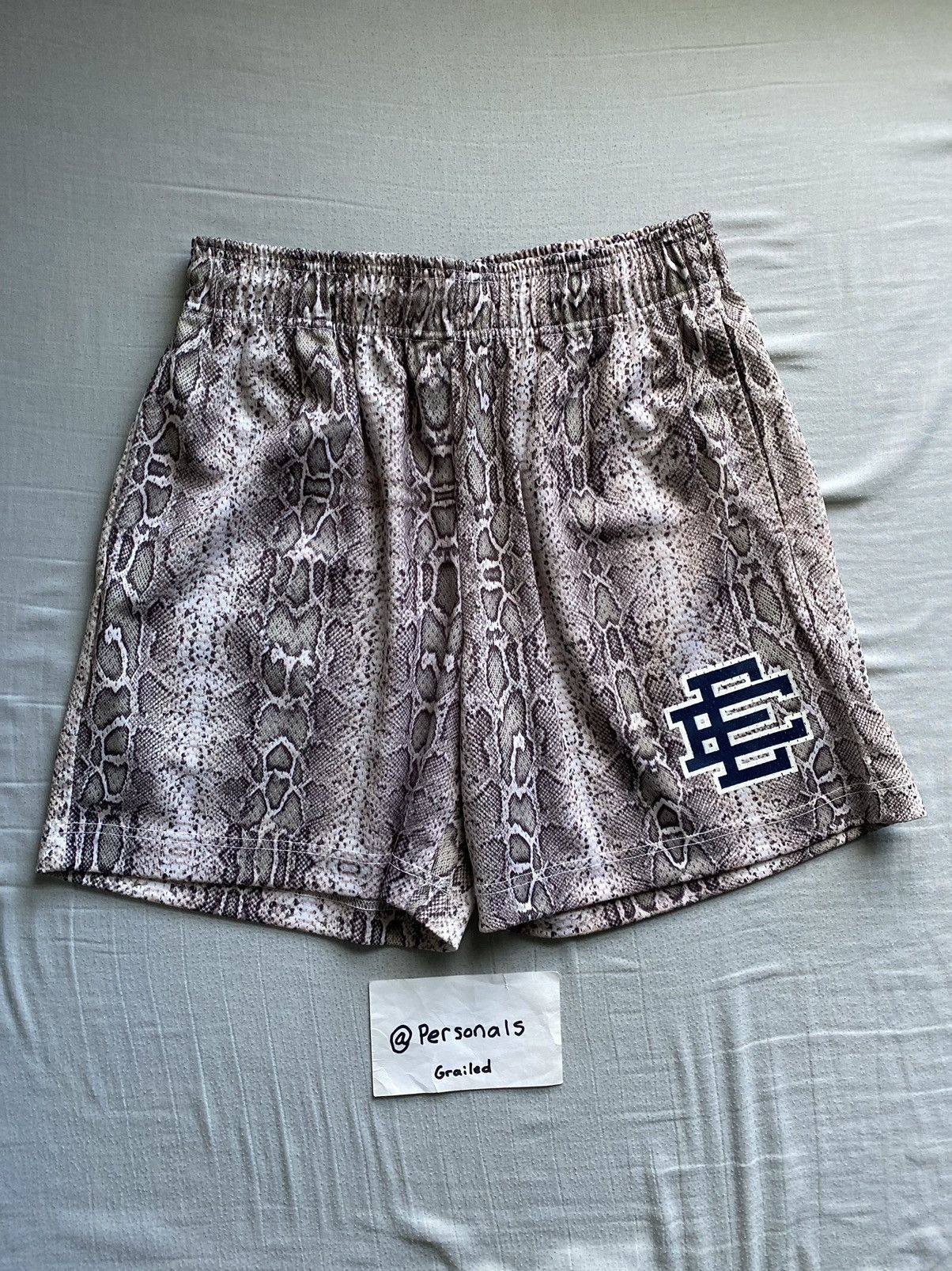 Eric Emanuel RARE OG 2019 Eric Emanuel Snakeskin Shorts Medium Size US 32 / EU 48 - 1 Thumbnail