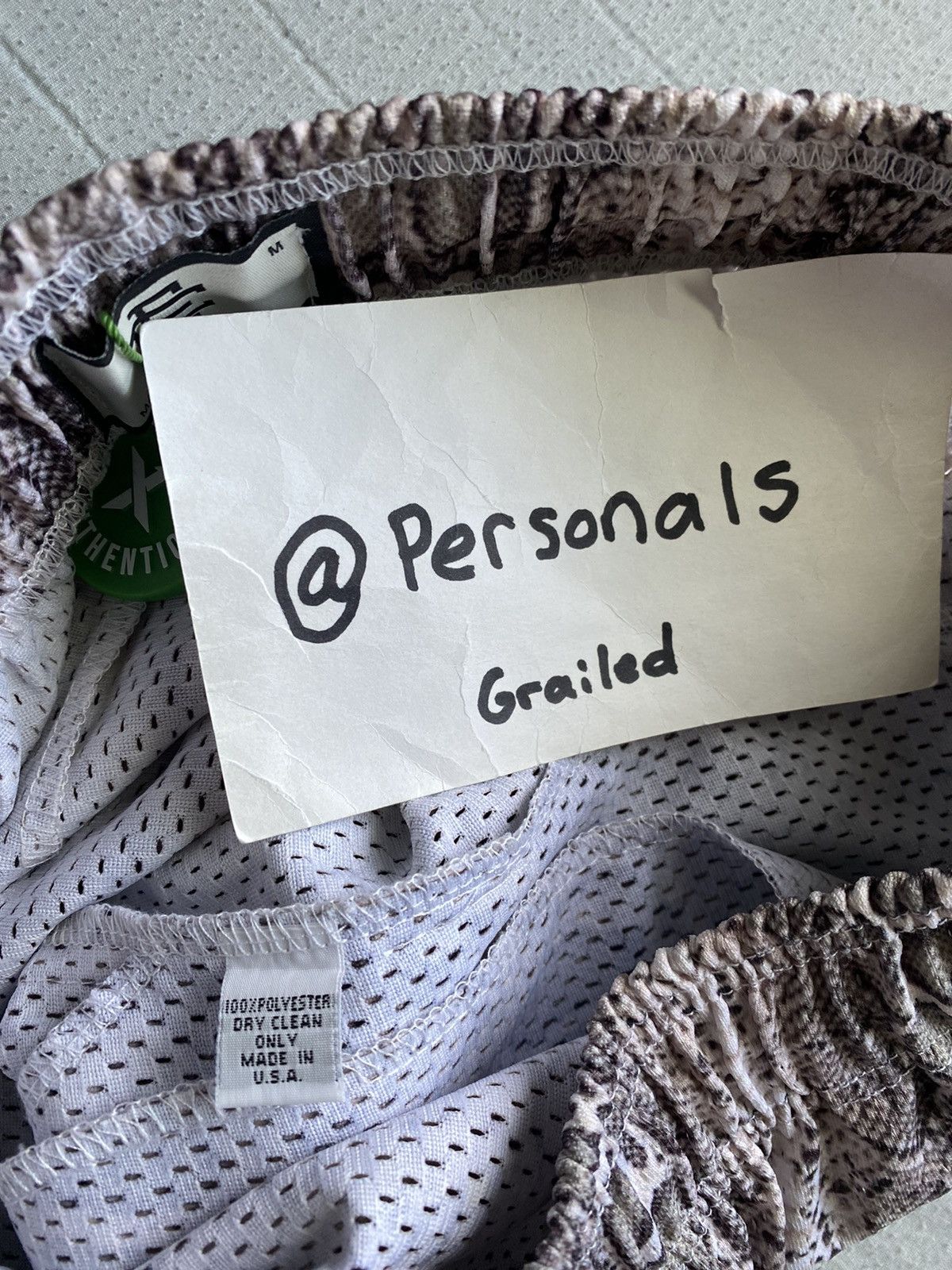 Eric Emanuel RARE OG 2019 Eric Emanuel Snakeskin Shorts Medium Size US 32 / EU 48 - 11 Thumbnail