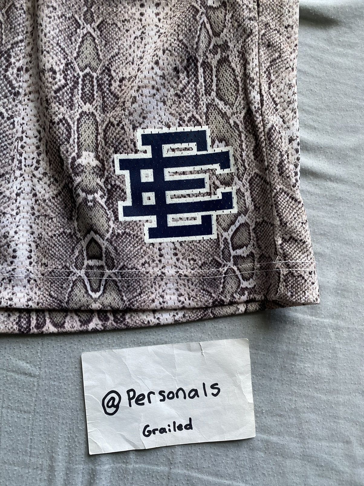 Eric Emanuel RARE OG 2019 Eric Emanuel Snakeskin Shorts Medium Size US 32 / EU 48 - 2 Thumbnail