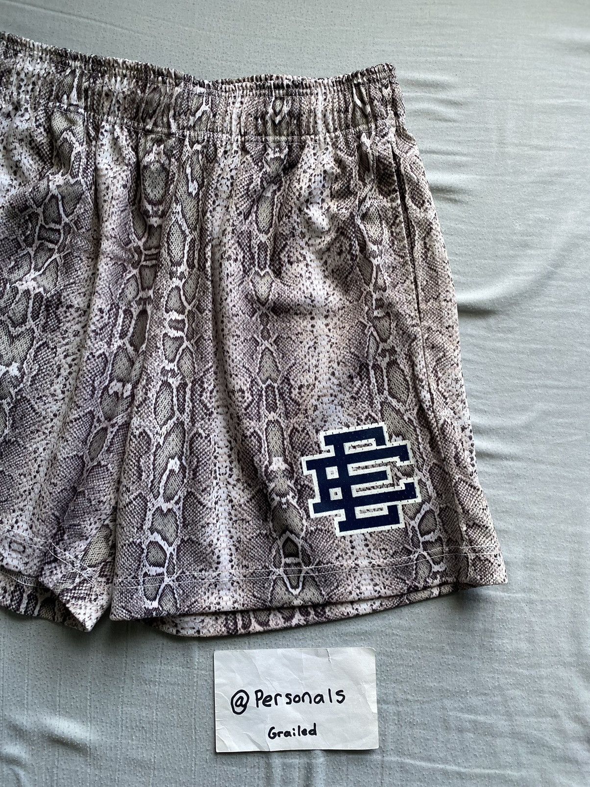Eric Emanuel RARE OG 2019 Eric Emanuel Snakeskin Shorts Medium Size US 32 / EU 48 - 3 Thumbnail