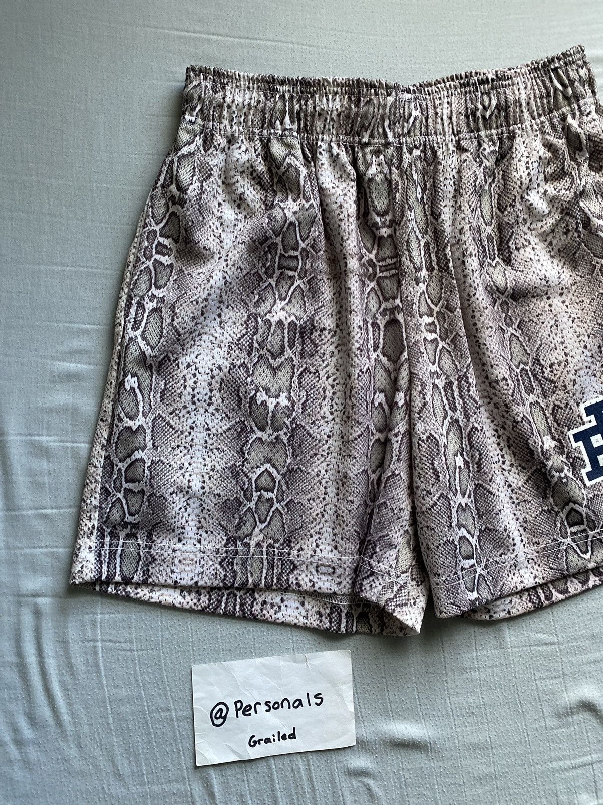 Eric Emanuel RARE OG 2019 Eric Emanuel Snakeskin Shorts Medium Size US 32 / EU 48 - 4 Thumbnail