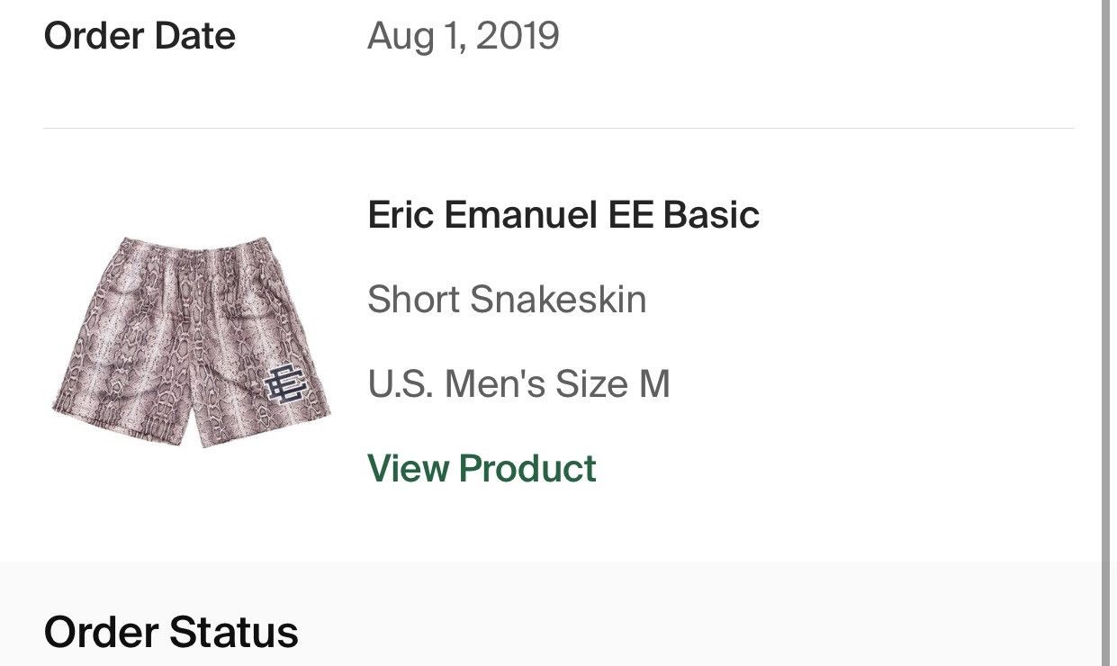 Eric Emanuel RARE OG 2019 Eric Emanuel Snakeskin Shorts Medium Size US 32 / EU 48 - 17 Thumbnail