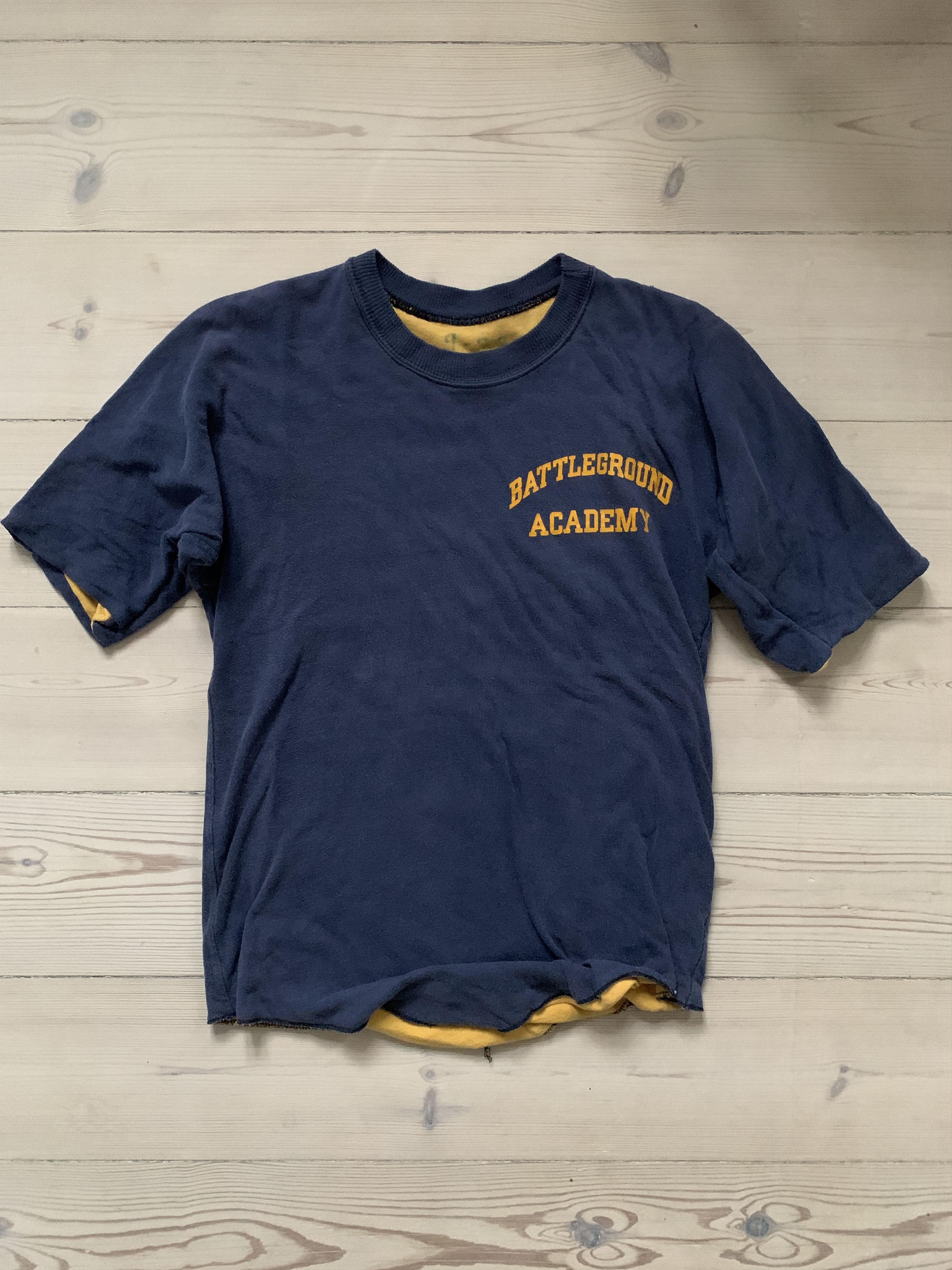 90'S Champion College T-shirt Made in USA Men's XL Vintage cotton gray type Vintage Second Hand