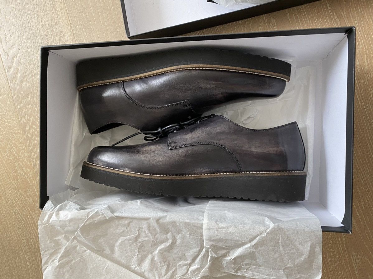 Alexander McQueen BNIB ALEXANDER MCQUEEN MCQ Leather Black Shoes Size US 8 / EU 41 - 13 Thumbnail