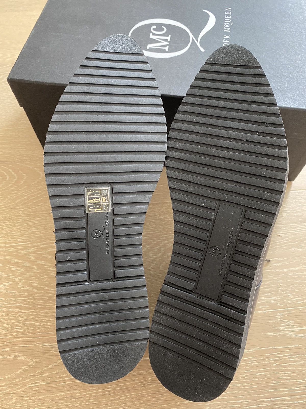 Alexander McQueen BNIB ALEXANDER MCQUEEN MCQ Leather Black Shoes Size US 8 / EU 41 - 9 Thumbnail