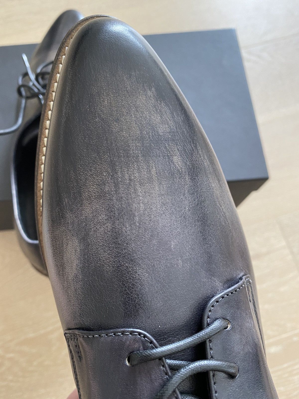 Alexander McQueen BNIB ALEXANDER MCQUEEN MCQ Leather Black Shoes Size US 8 / EU 41 - 8 Thumbnail