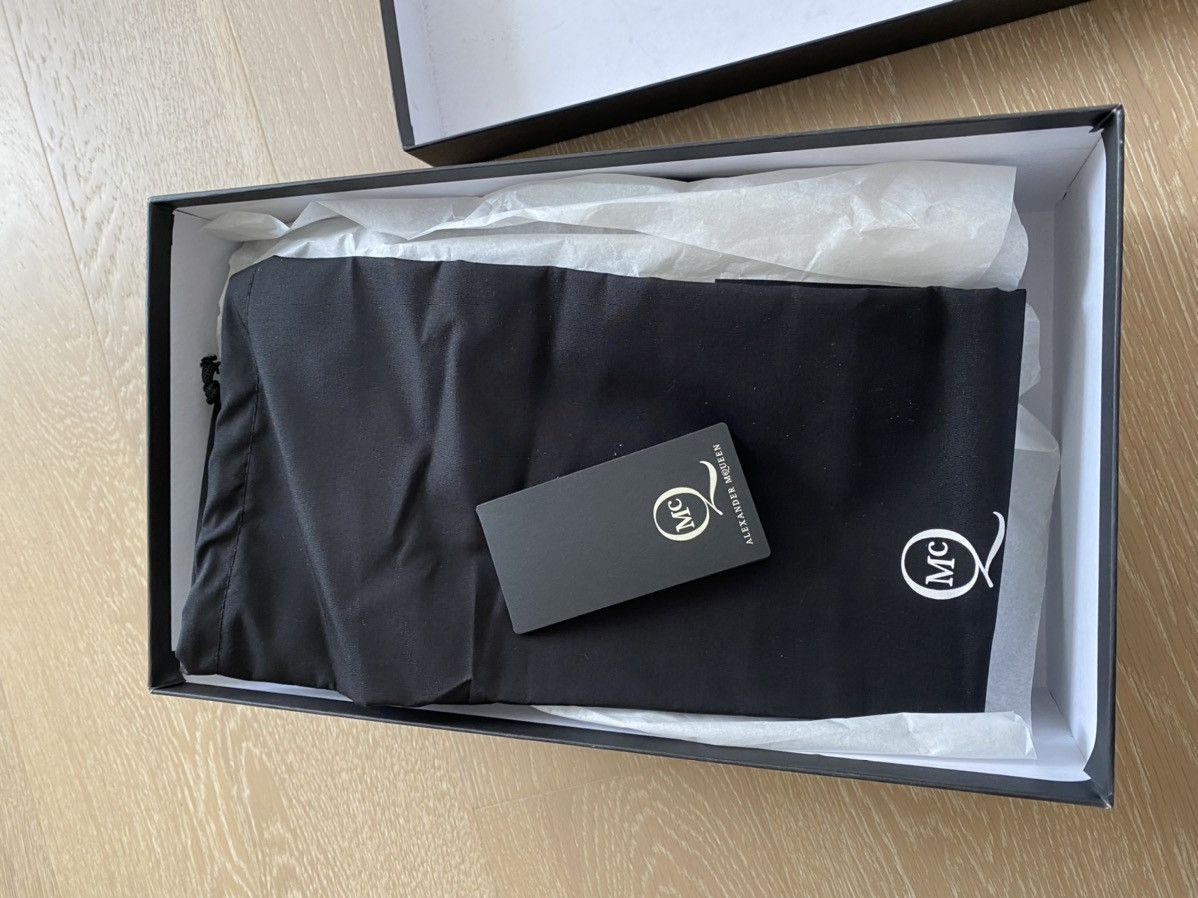 Alexander McQueen BNIB ALEXANDER MCQUEEN MCQ Leather Black Shoes Size US 8 / EU 41 - 14 Thumbnail