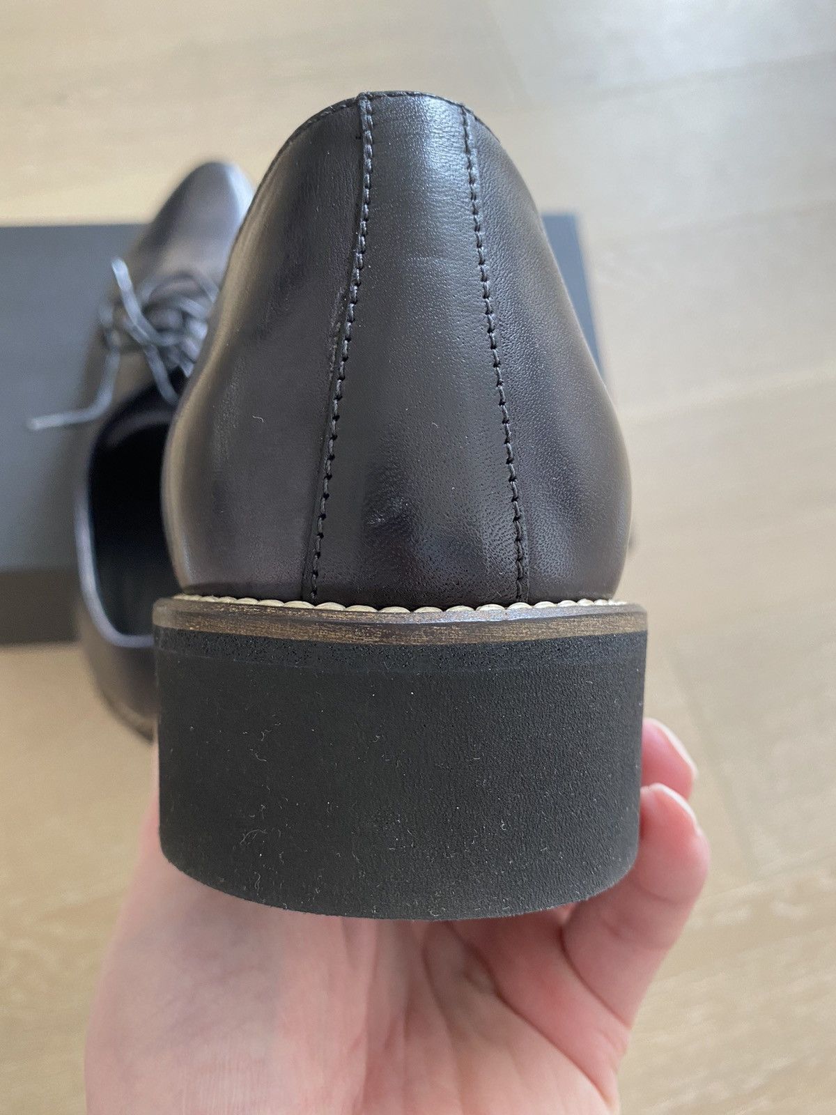 Alexander McQueen BNIB ALEXANDER MCQUEEN MCQ Leather Black Shoes Size US 8 / EU 41 - 12 Thumbnail